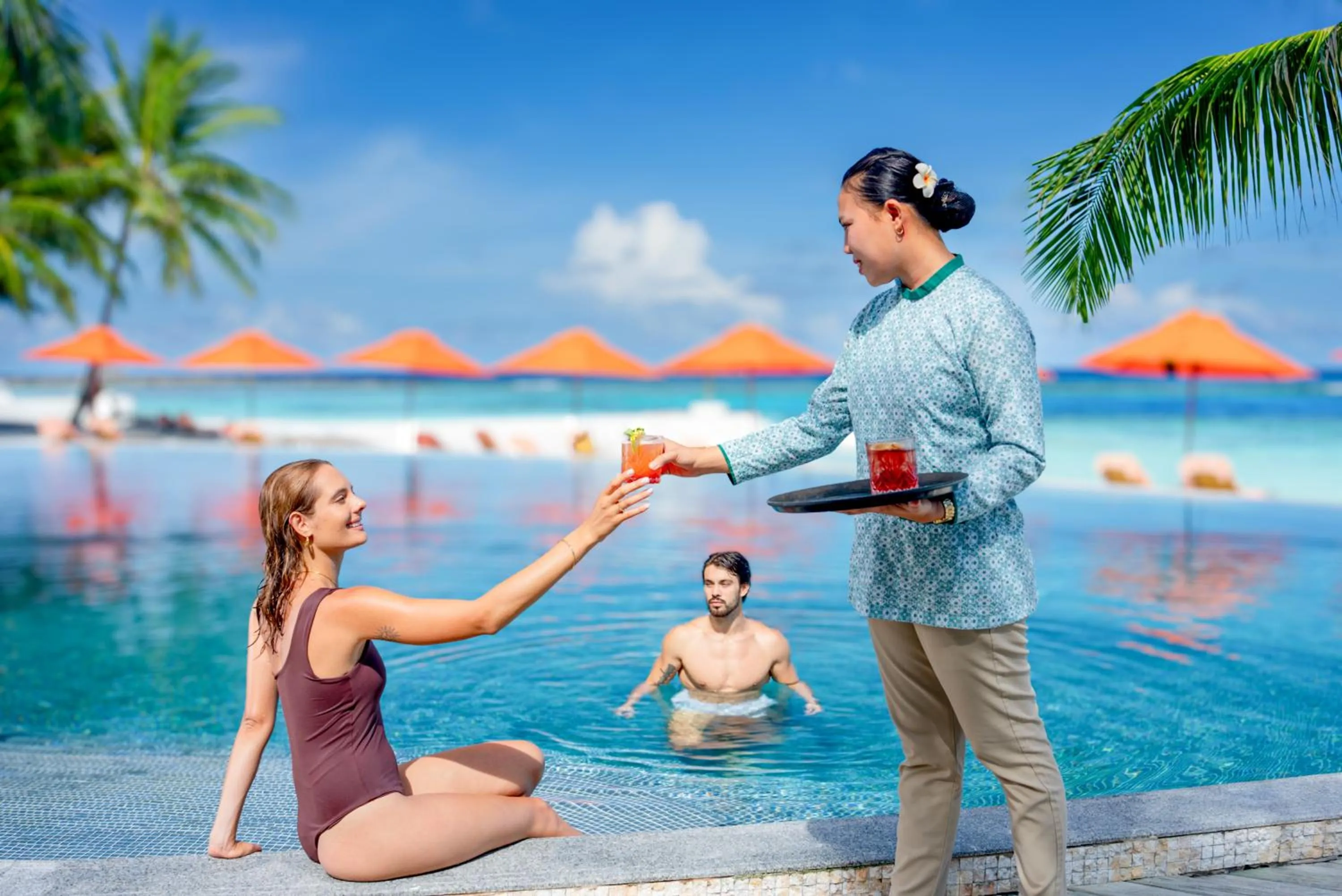 Pool view in OBLU SELECT Sangeli - Premium All Inclusive with Free Transfers