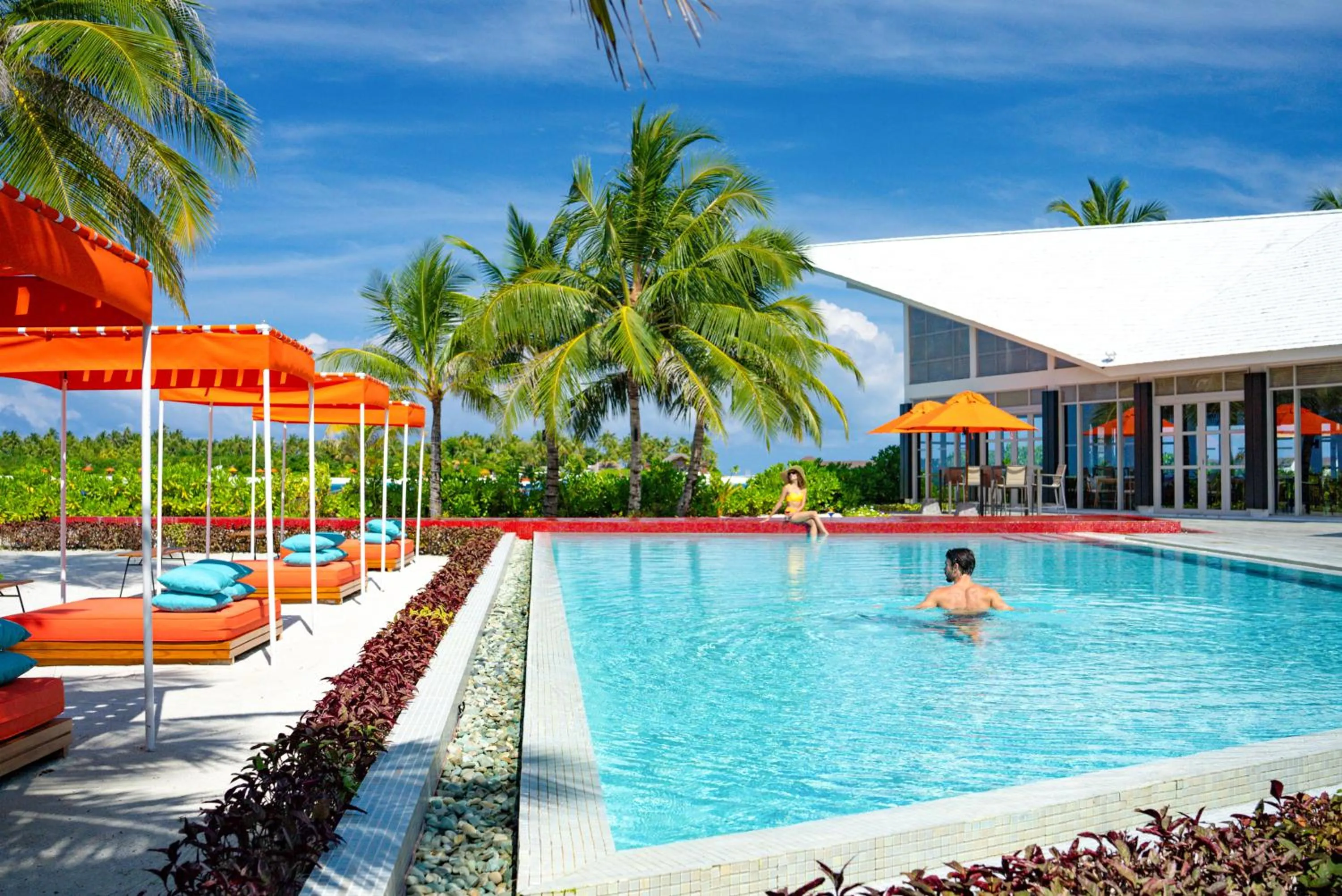 Pool view in OBLU SELECT Sangeli - Premium All Inclusive with Free Transfers