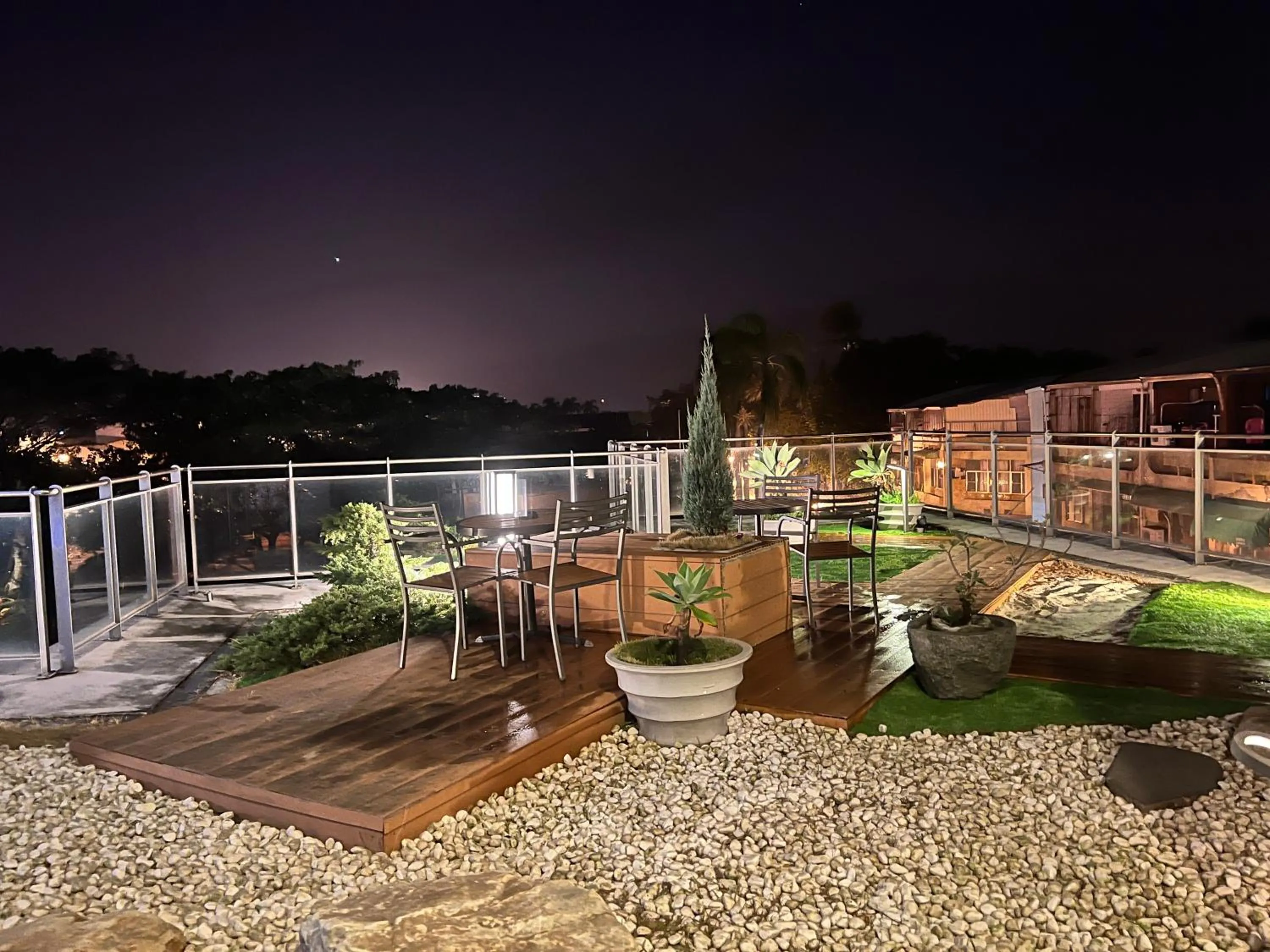 Garden view in Tongzhan Design Inns