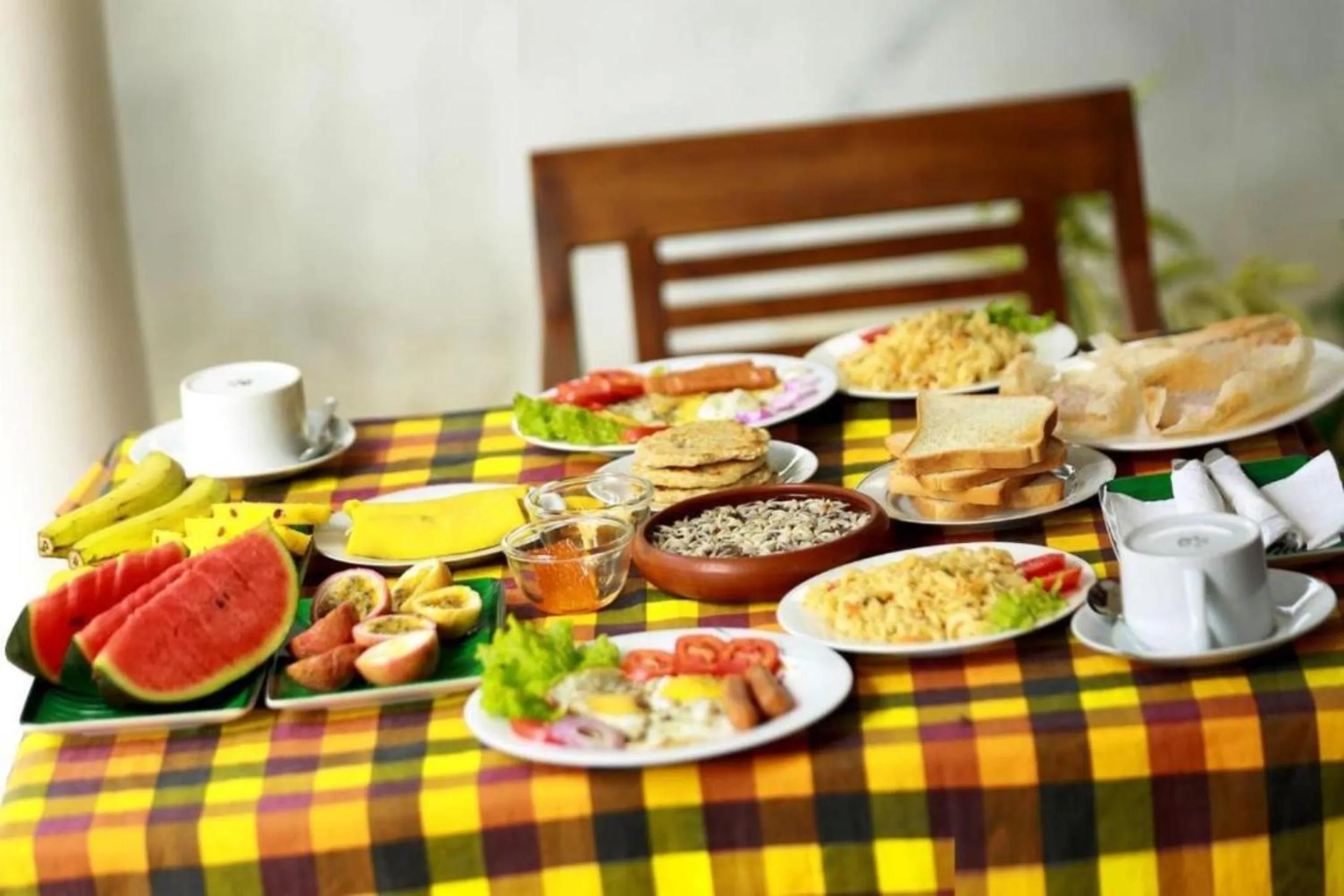 Breakfast in Surf Orchid Villa