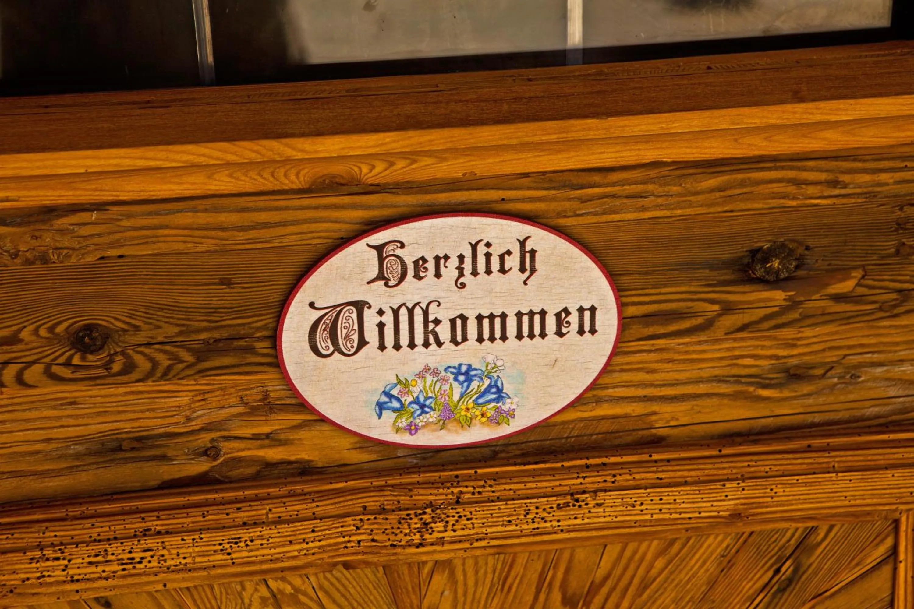 Decorative detail in Landhotel Rauchenwalderhof