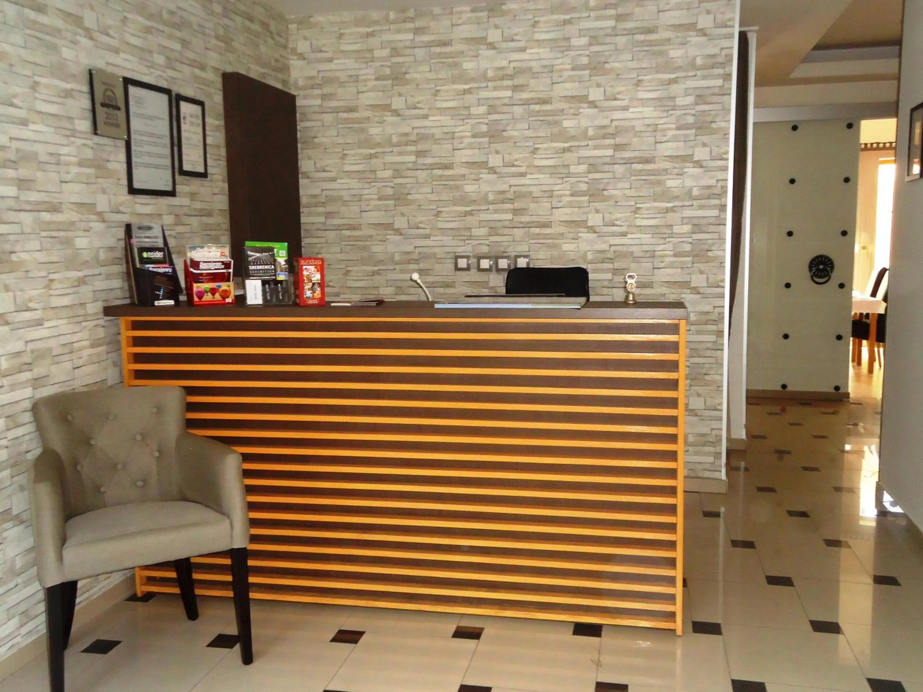 Lobby or reception in Hotel Divan