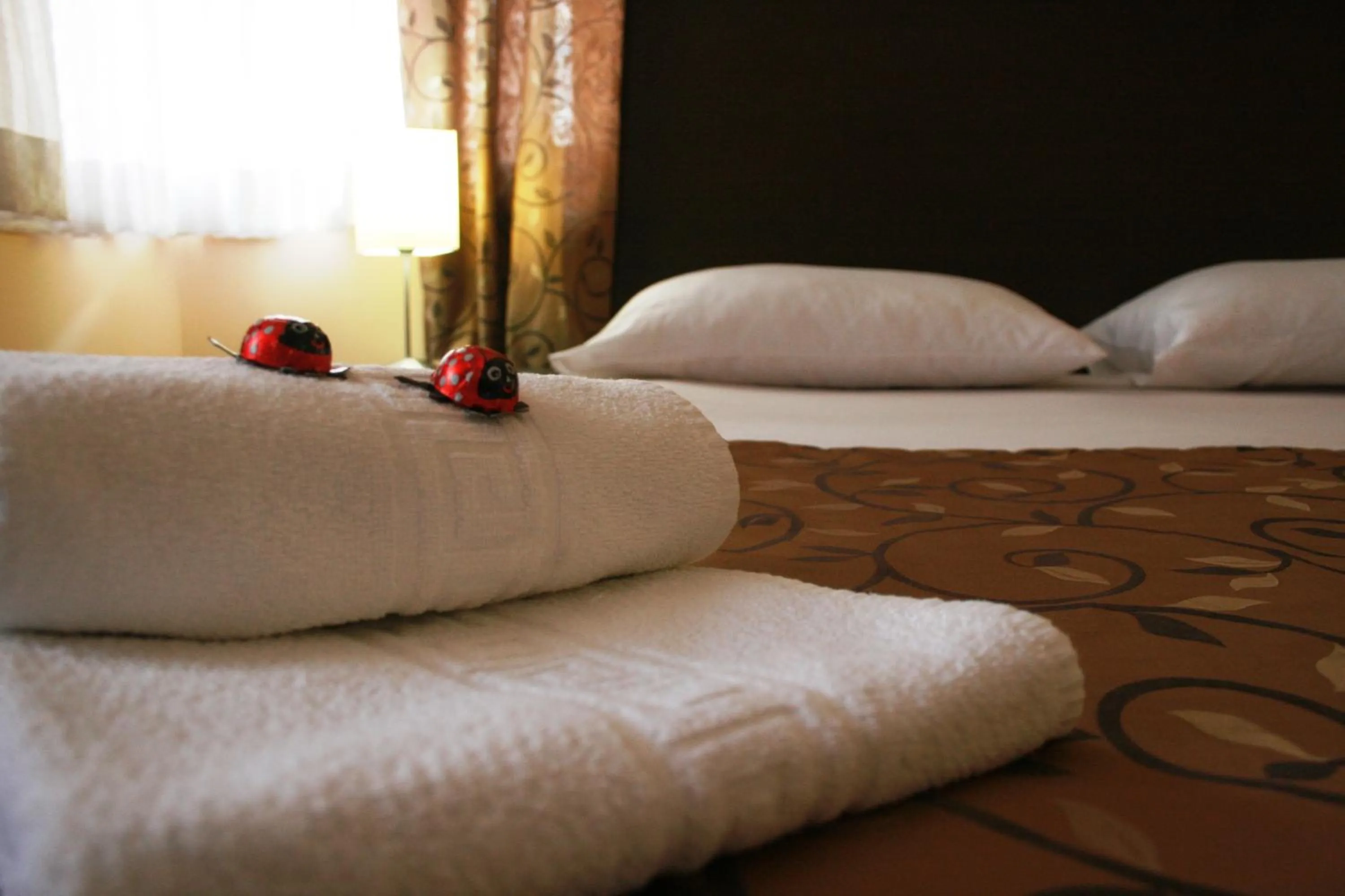 Decorative detail, Bed in Hotel Divan