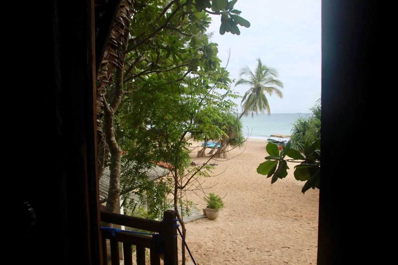 Balcony/Terrace in Moon Isle Beach Bungalow