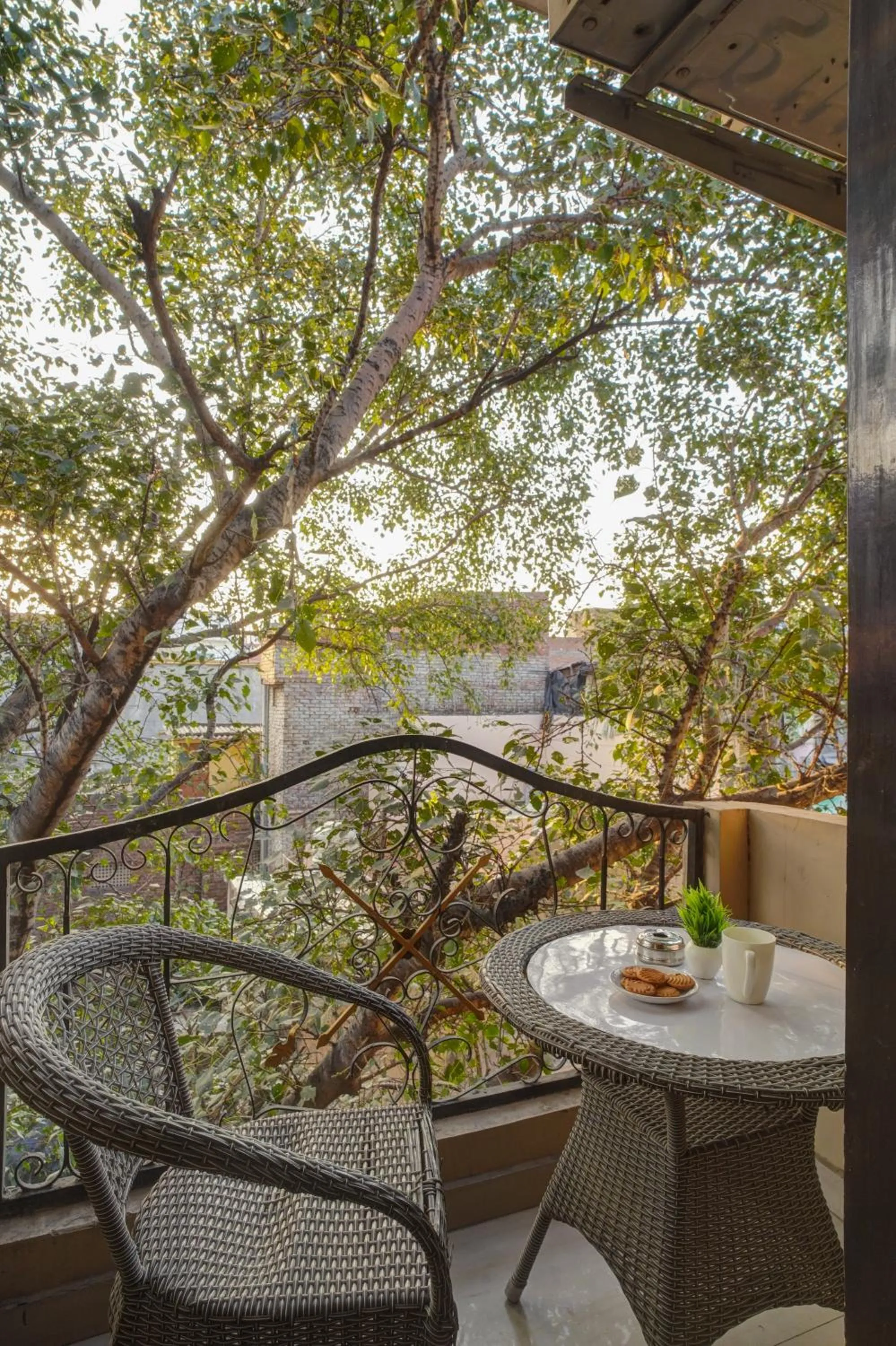 Balcony/Terrace in Hindustan By Backpackers Heaven - Traveller's Choice Award 2025 Best of Best Winning Hotel