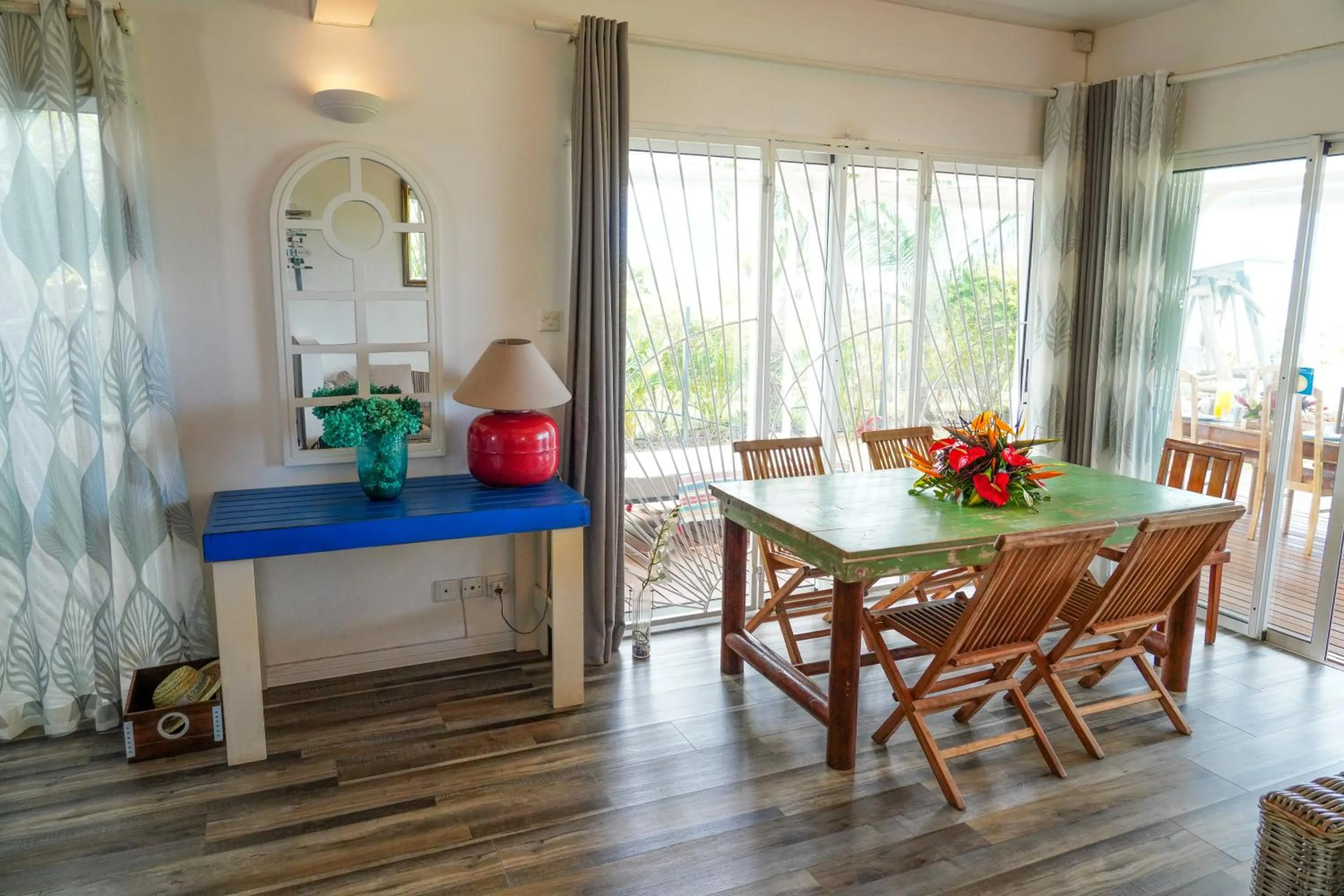 Dining area in Villa Kai