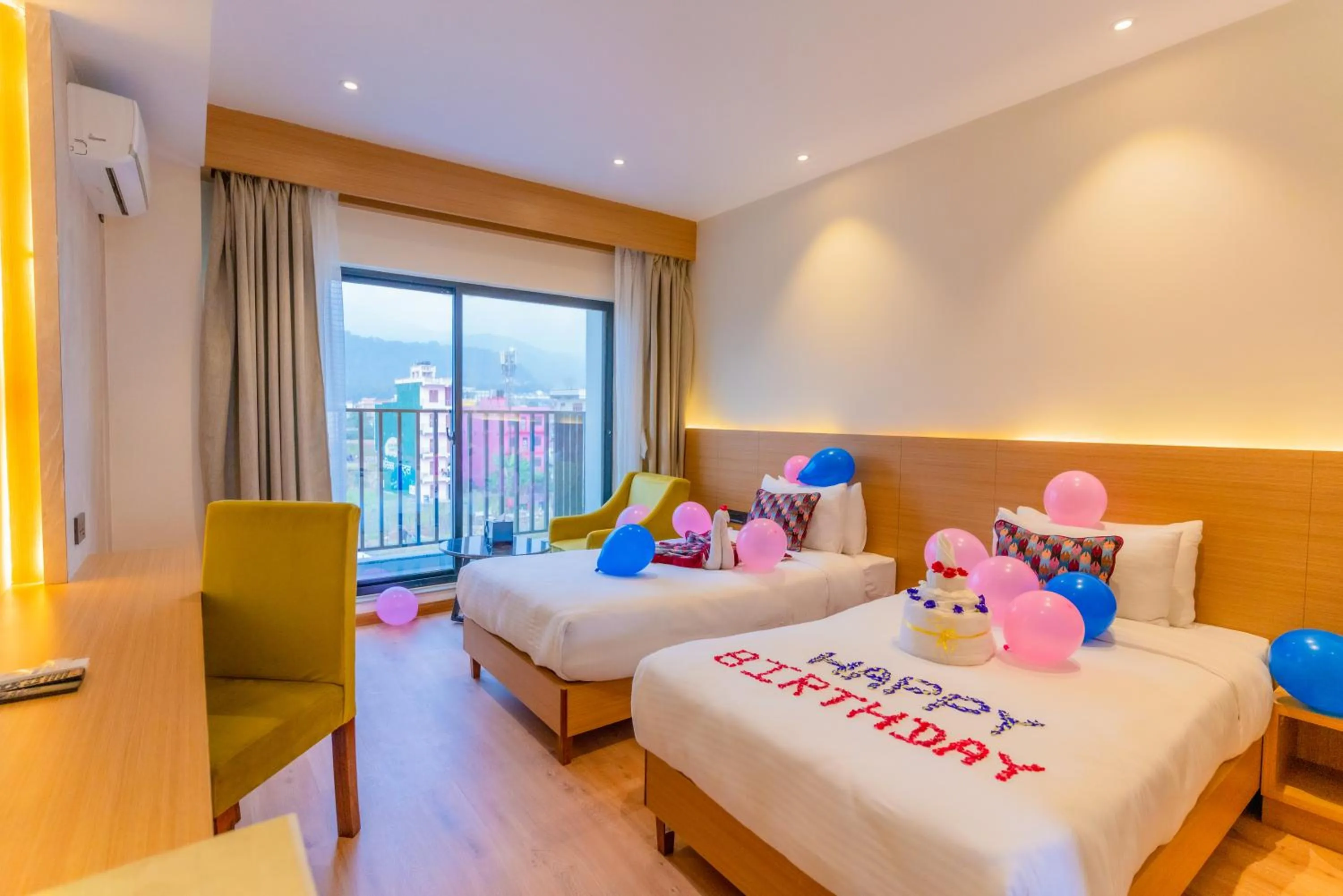 Bed in Siddhartha Sunny Resort, Surkhet