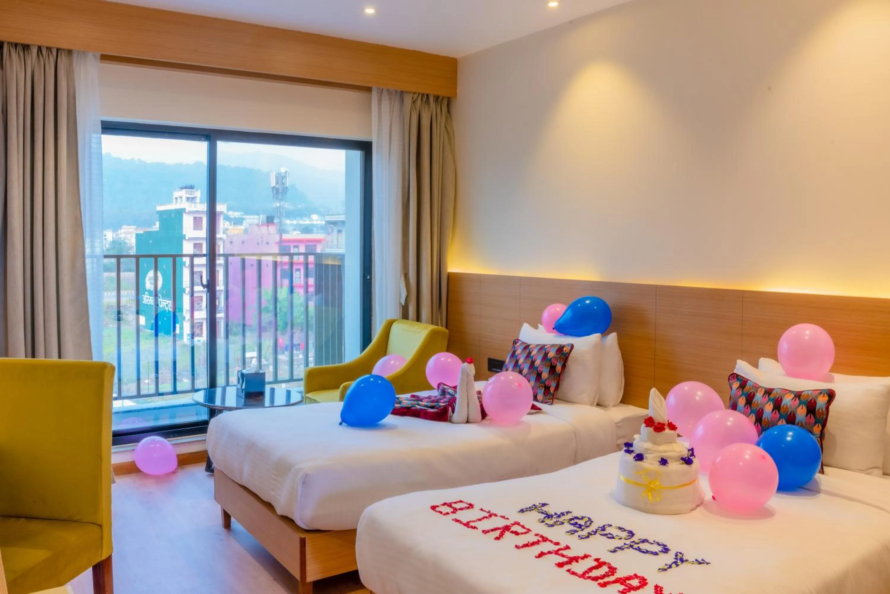 Bed in Siddhartha Sunny Resort, Surkhet