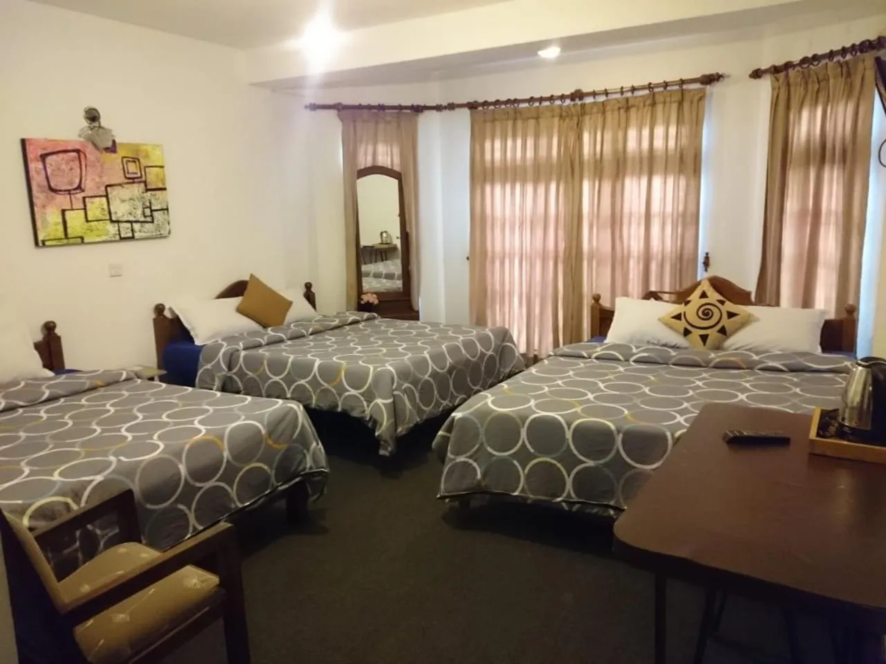 Photo of the whole room, Bed in New Royal Mount Hotel