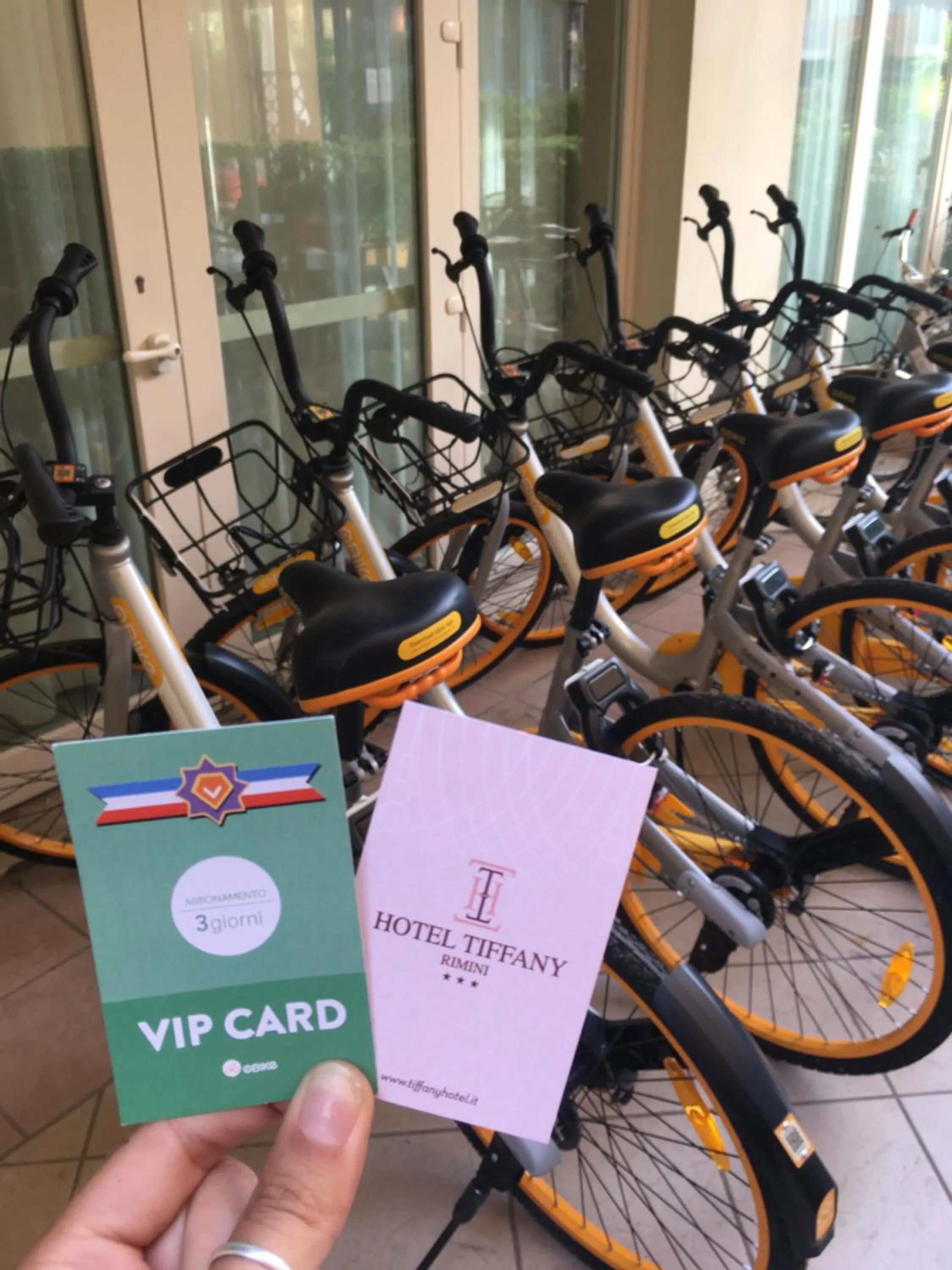 Cycling in Hotel Tiffany