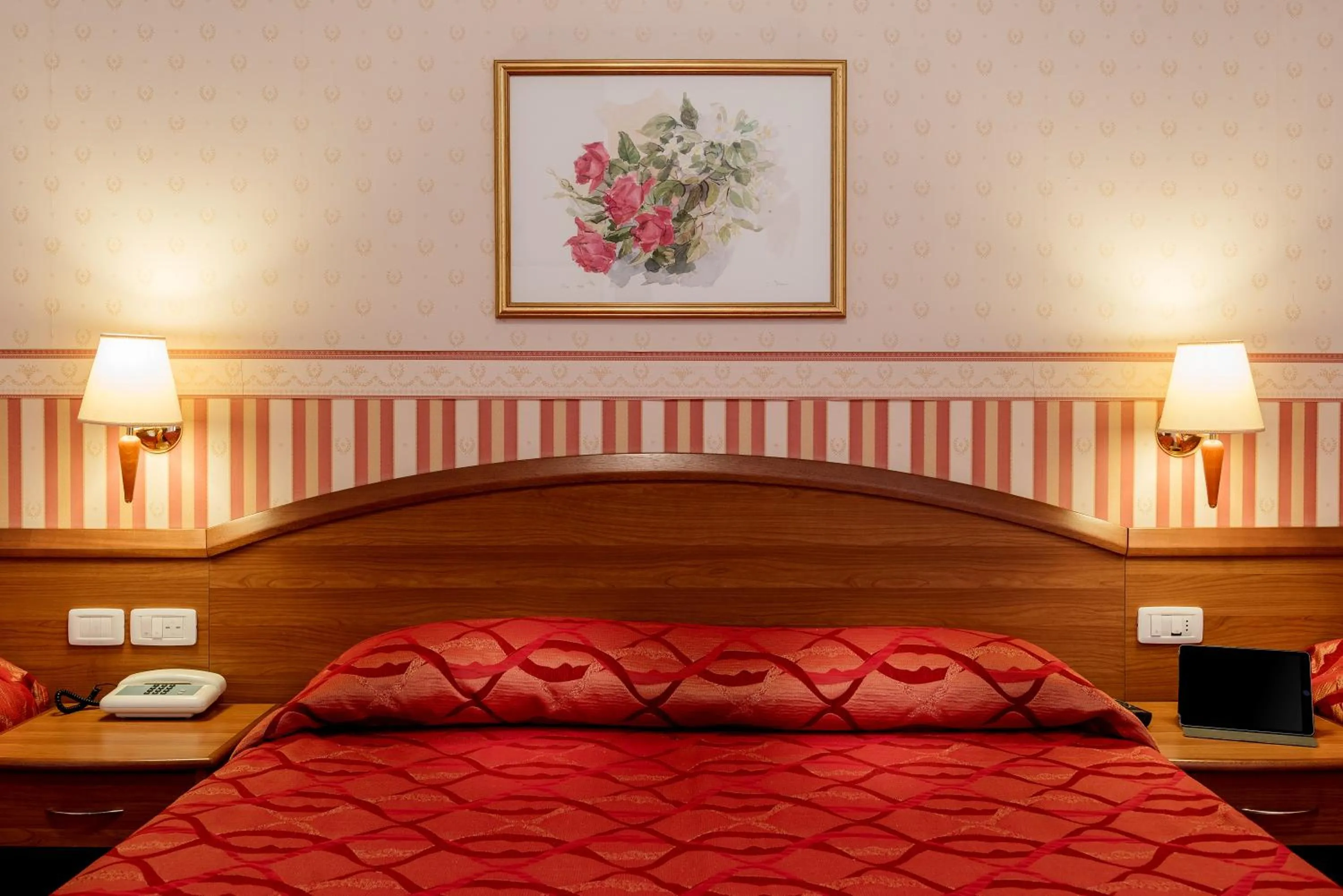 Bed in Hotel Tiffany