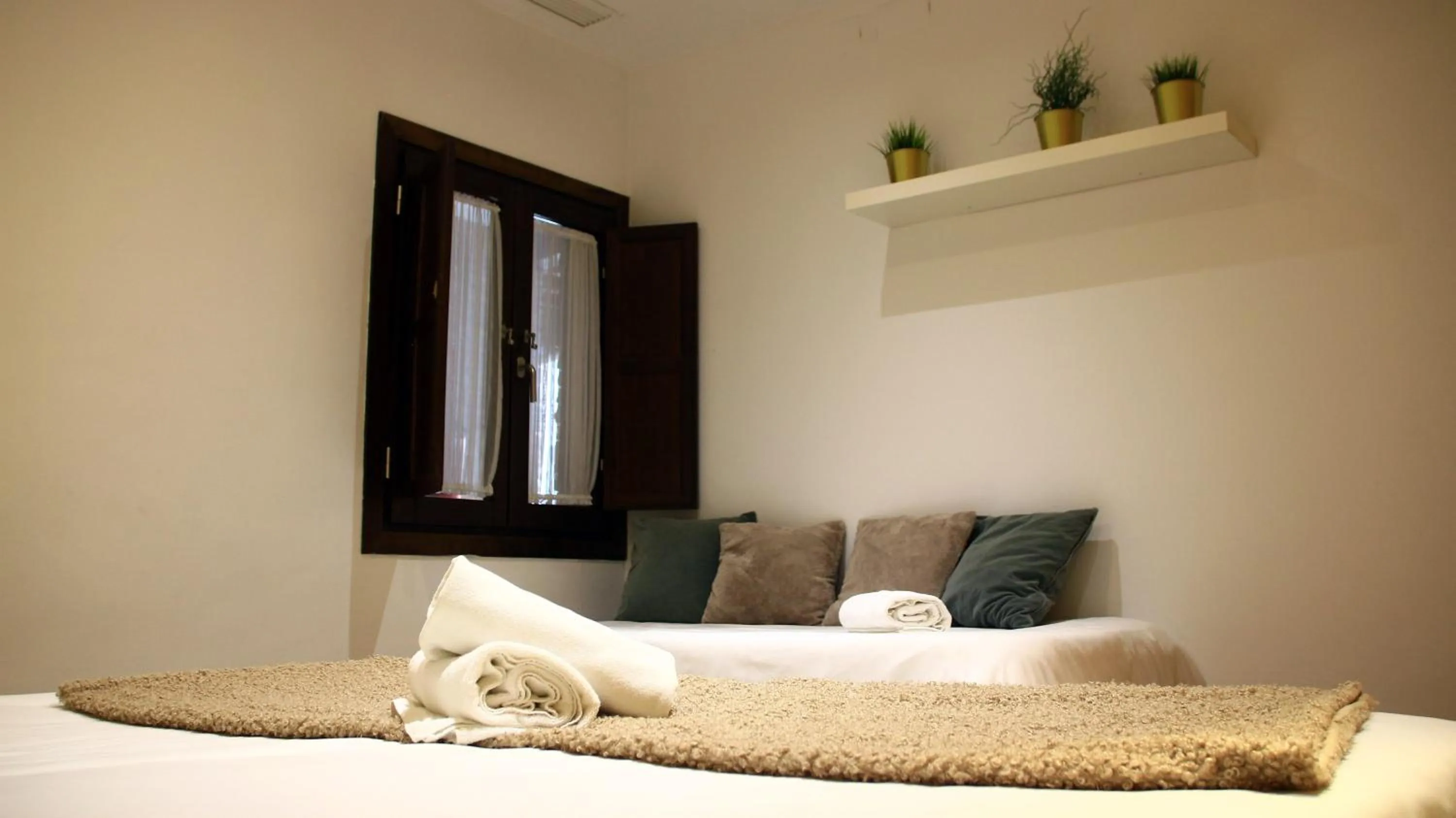 Bed in Apartamentos Nest Flats Casa de la Alberca