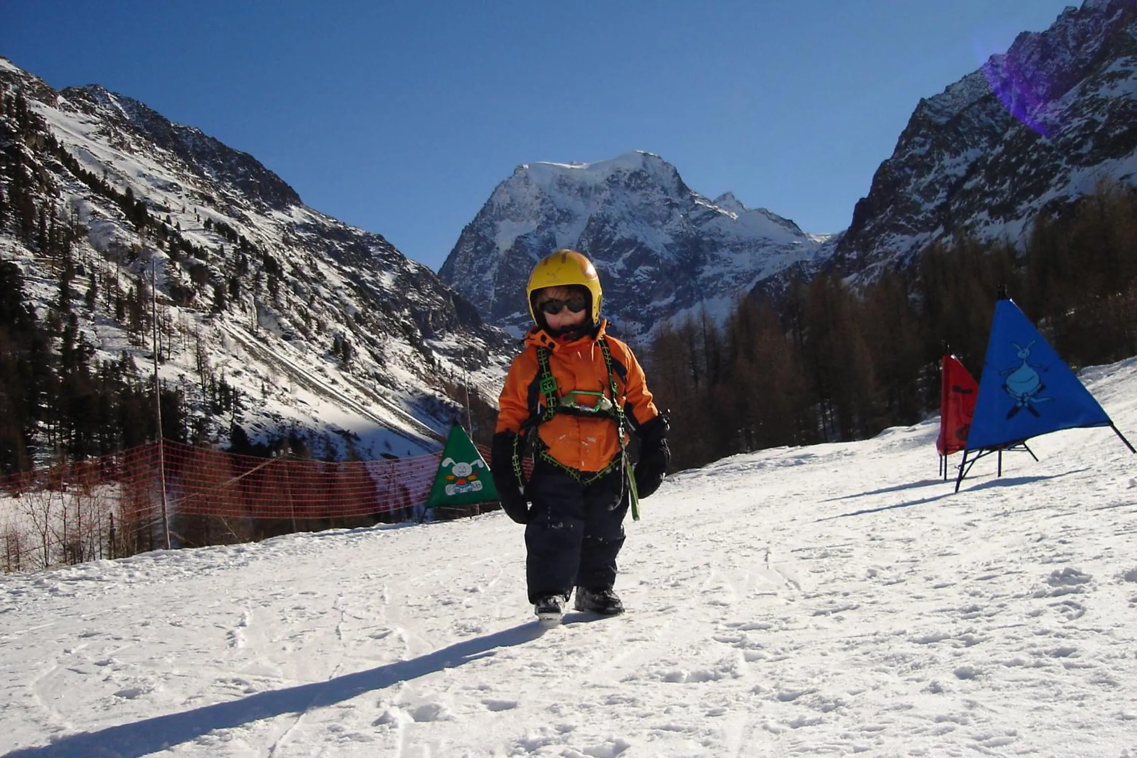 Skiing in Hotel du Pigne