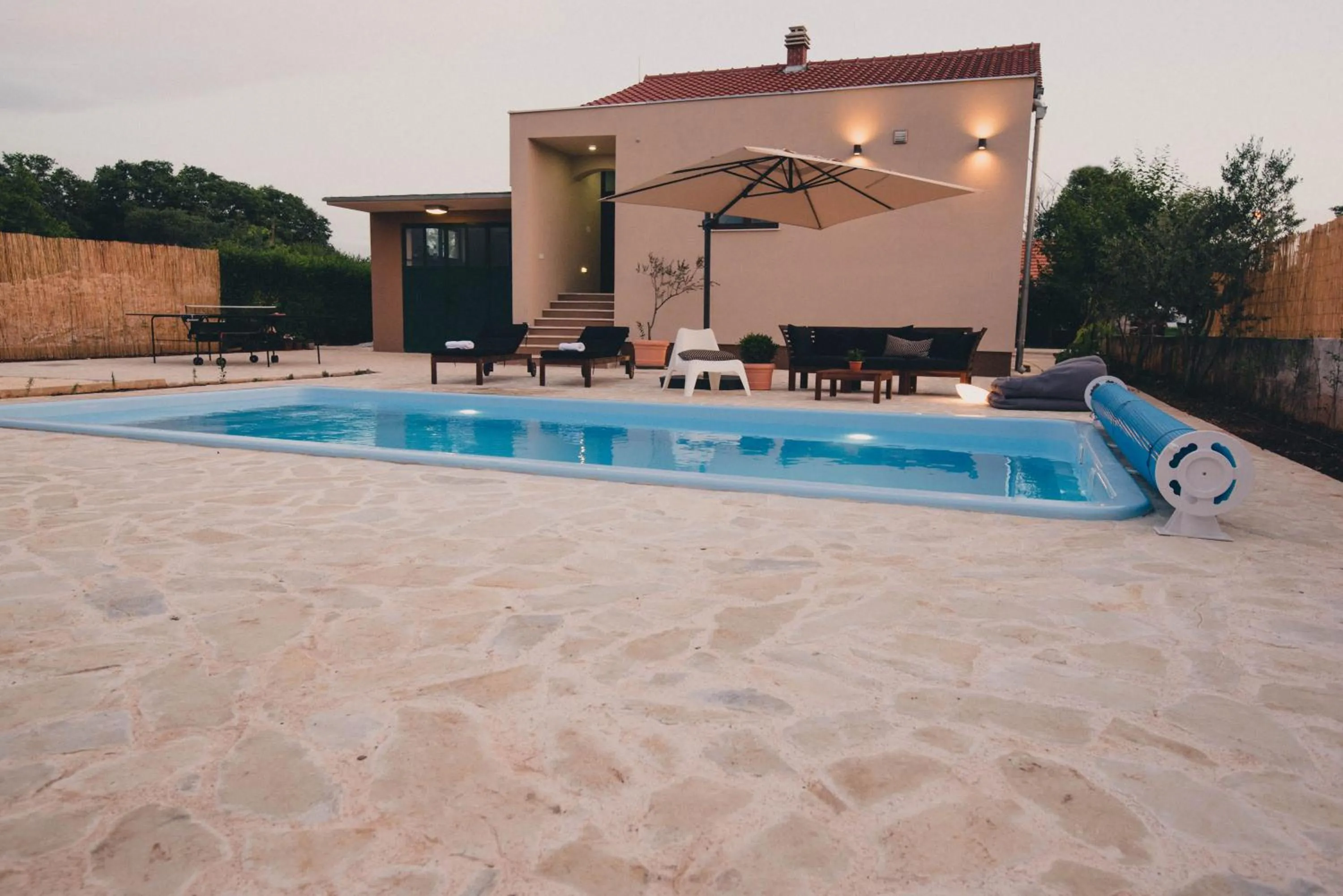 Cozy country home with heated outdoor pool