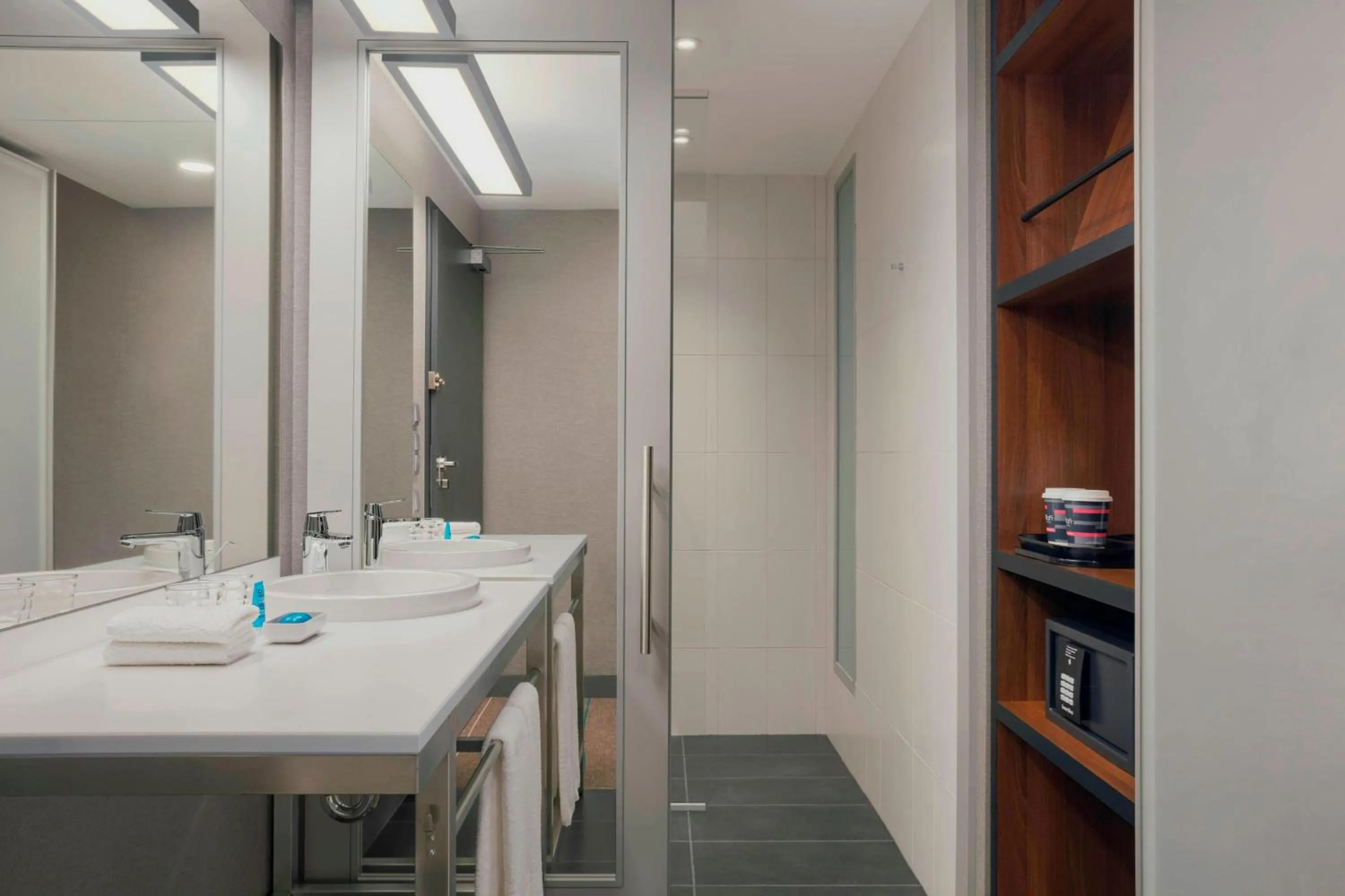 Bathroom in Sky Loft Hotel Kyiv by Rixwell International