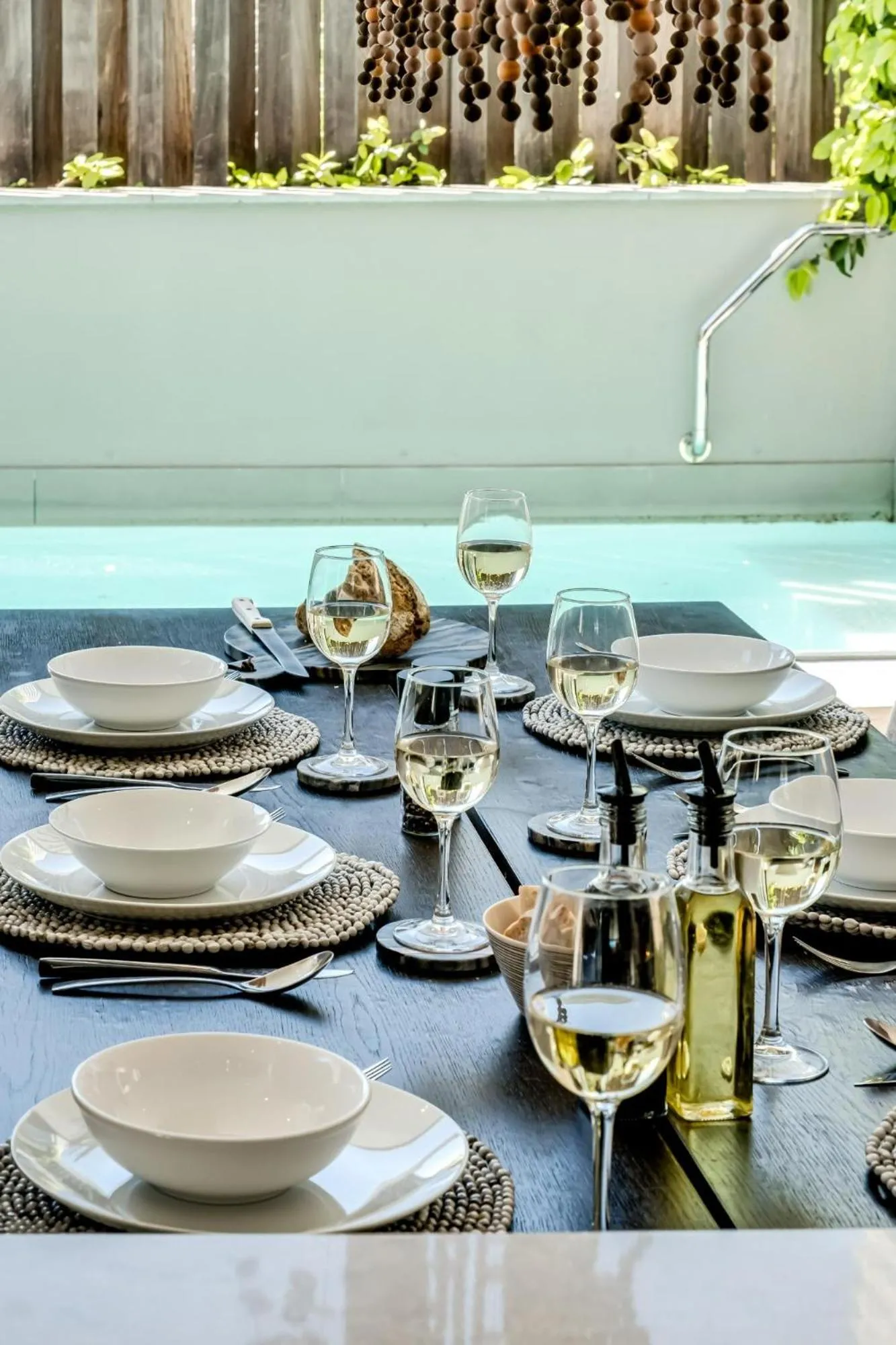 Dining area in 53 On Napier