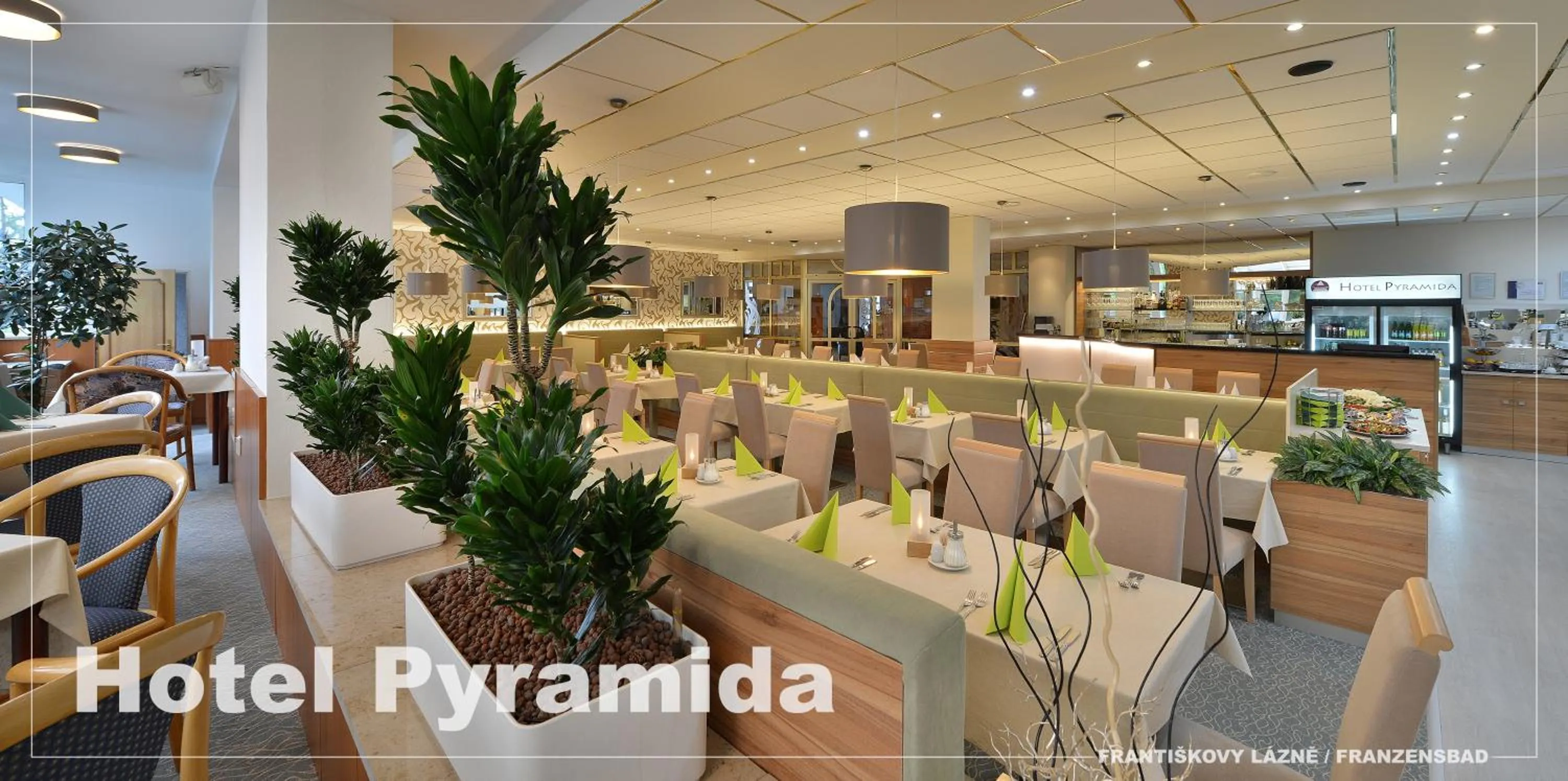 Restaurant/places to eat in Lázeňský hotel Pyramida