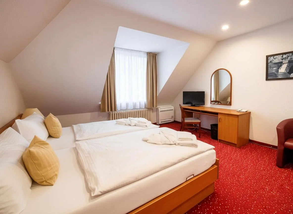 Bed in Lázeňský hotel Pyramida