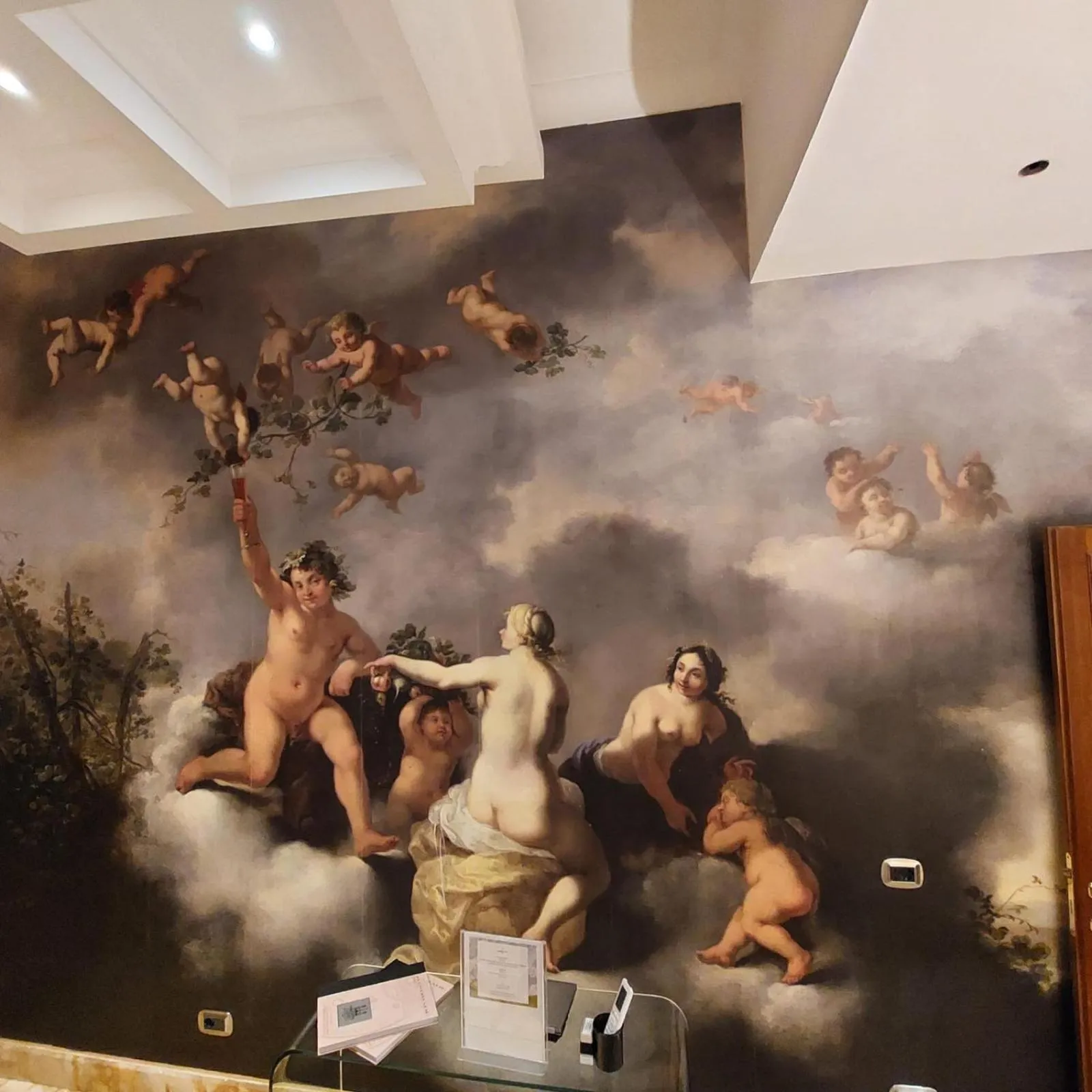 Decorative detail in Spagna Dream Suites