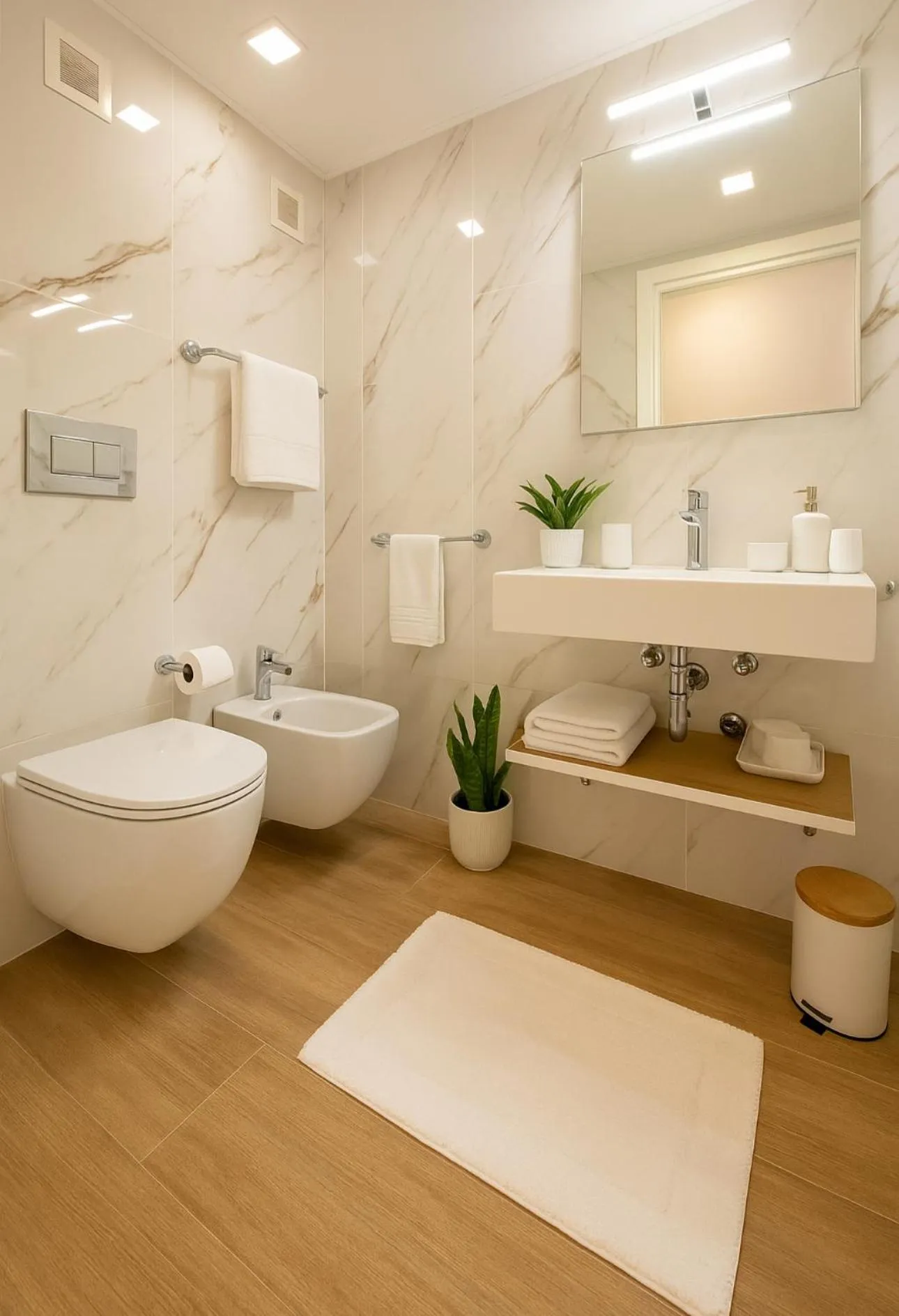 Bathroom in Spagna Dream Suites