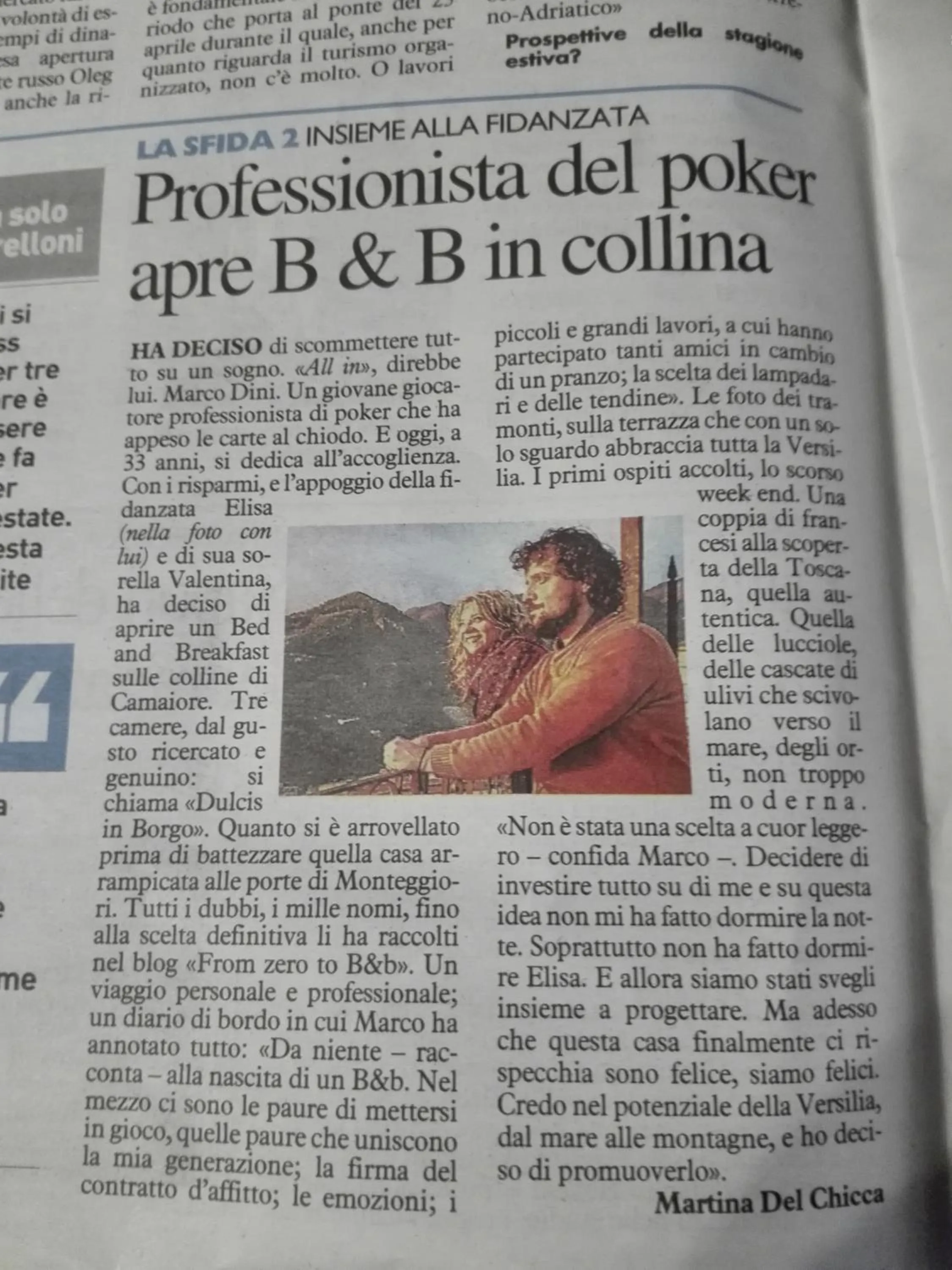 Certificate/Award in Dulcis in Borgo