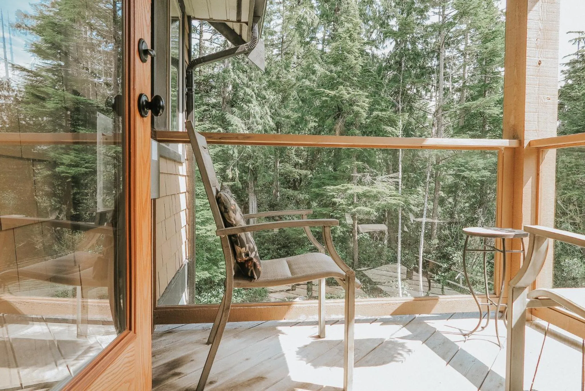 Balcony/Terrace in Cobble Wood and Bird Sanctuary Guest Houses