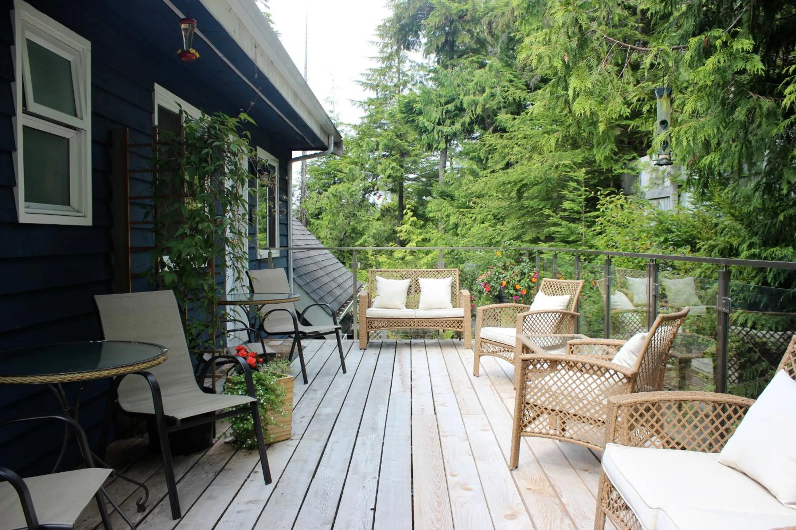 Balcony/Terrace in Cobble Wood and Bird Sanctuary Guest Houses
