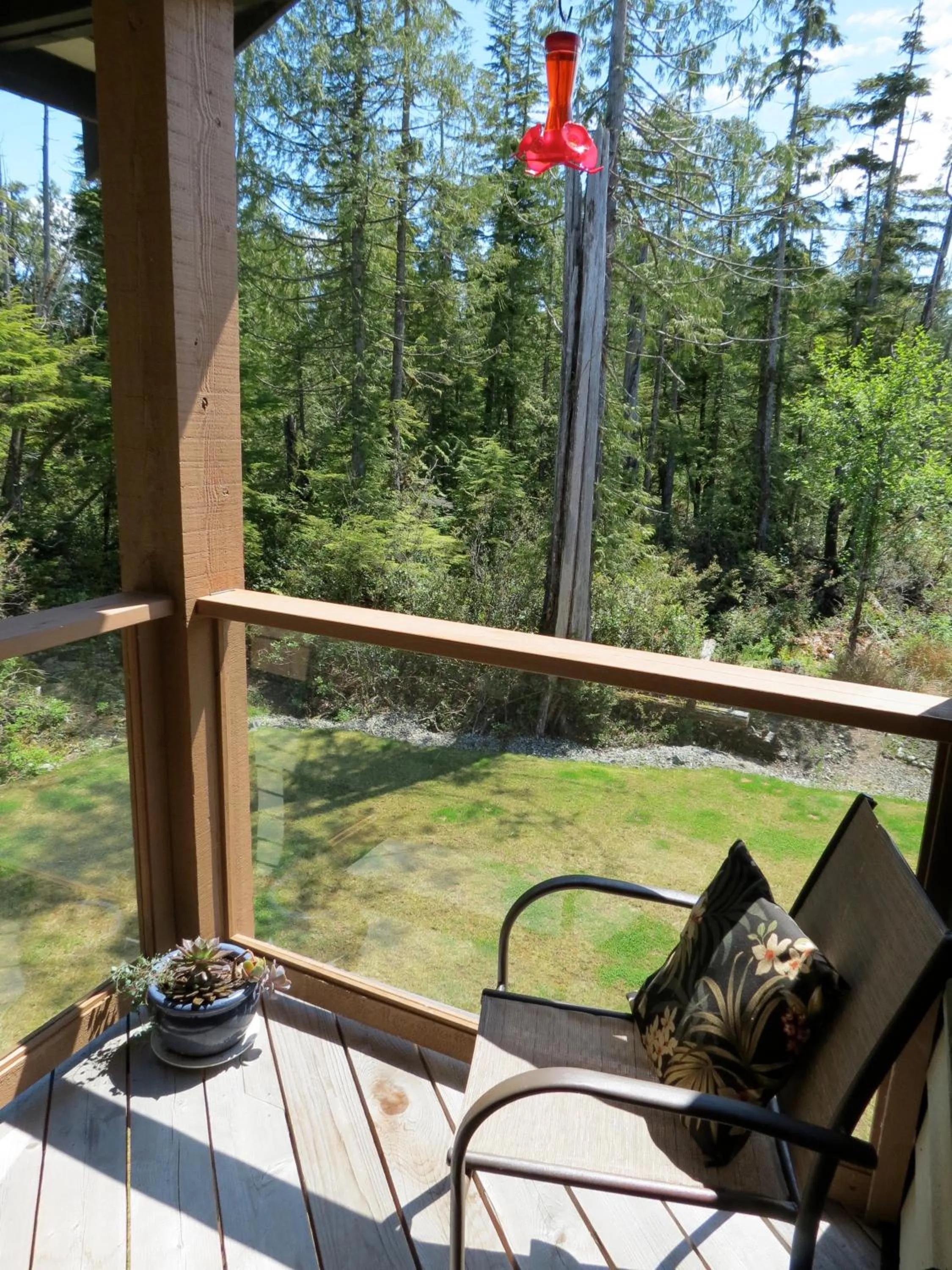 Balcony/Terrace in Cobble Wood and Bird Sanctuary Guest Houses
