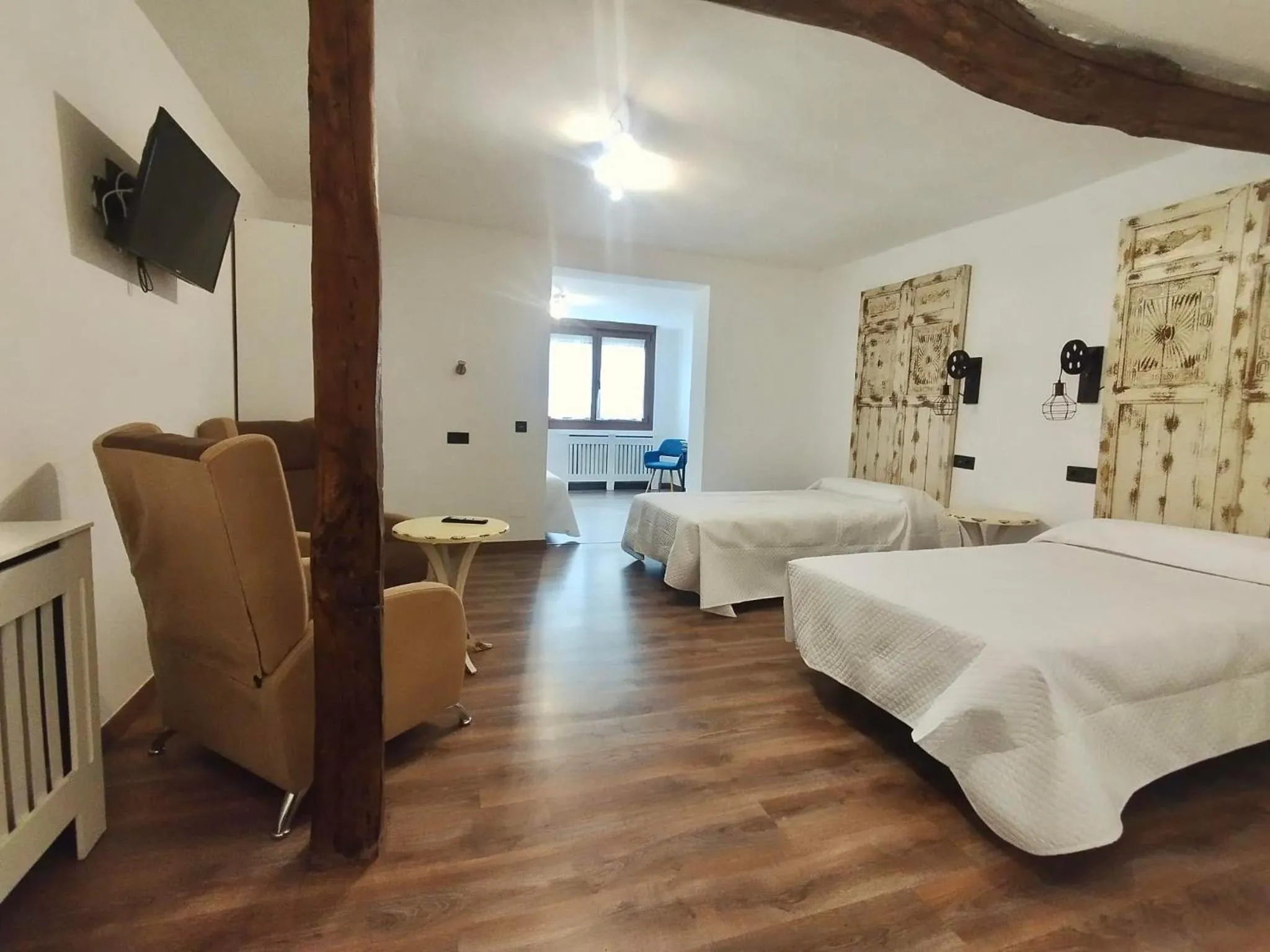 Bed in Hotel La Huella Del Camino