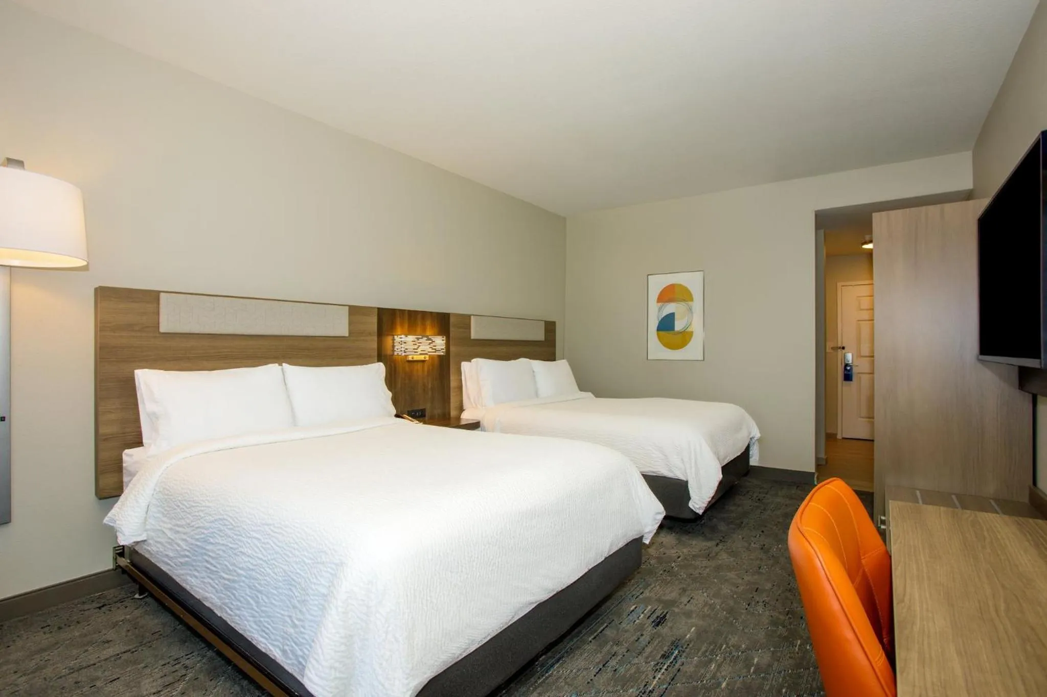 Photo of the whole room, Bed in Holiday Inn Express Tampa North Telecom Park by IHG
