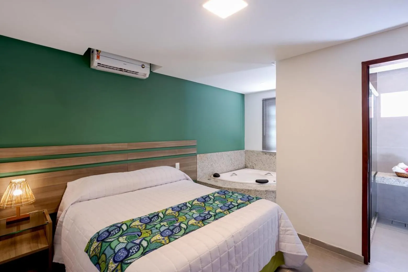 Bed in Pousada Casamar