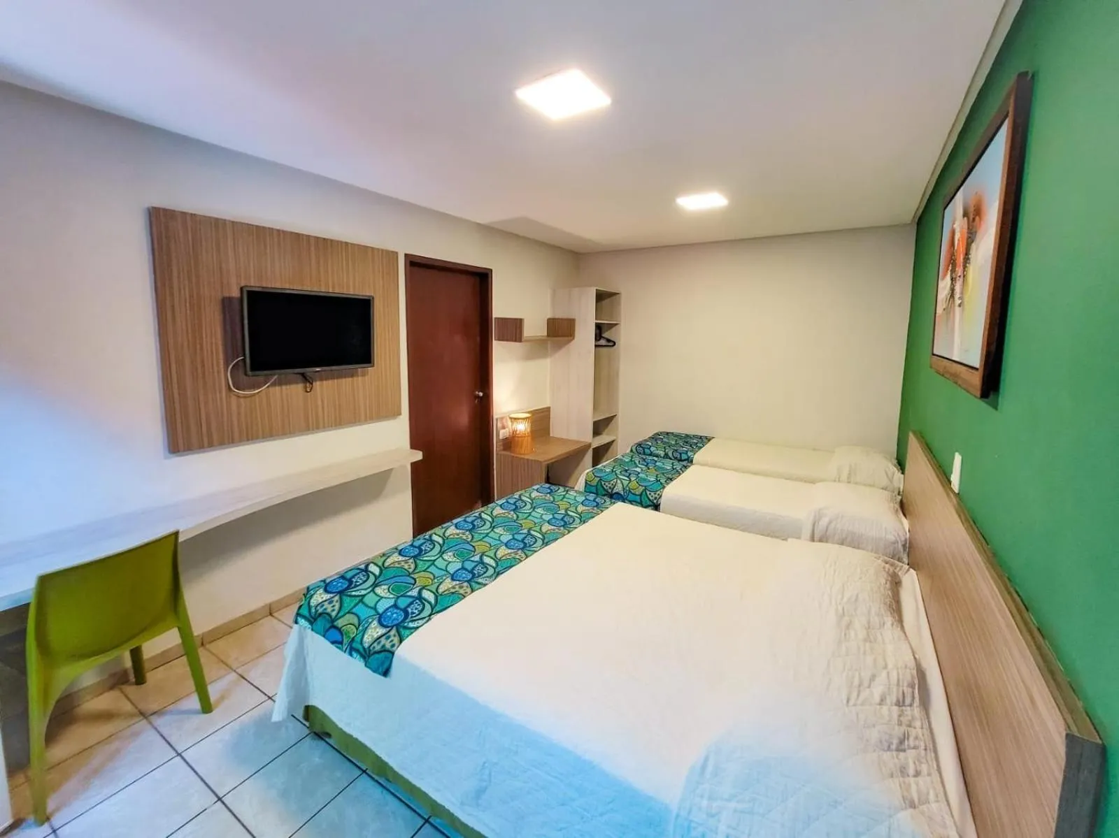 Bed in Pousada Casamar