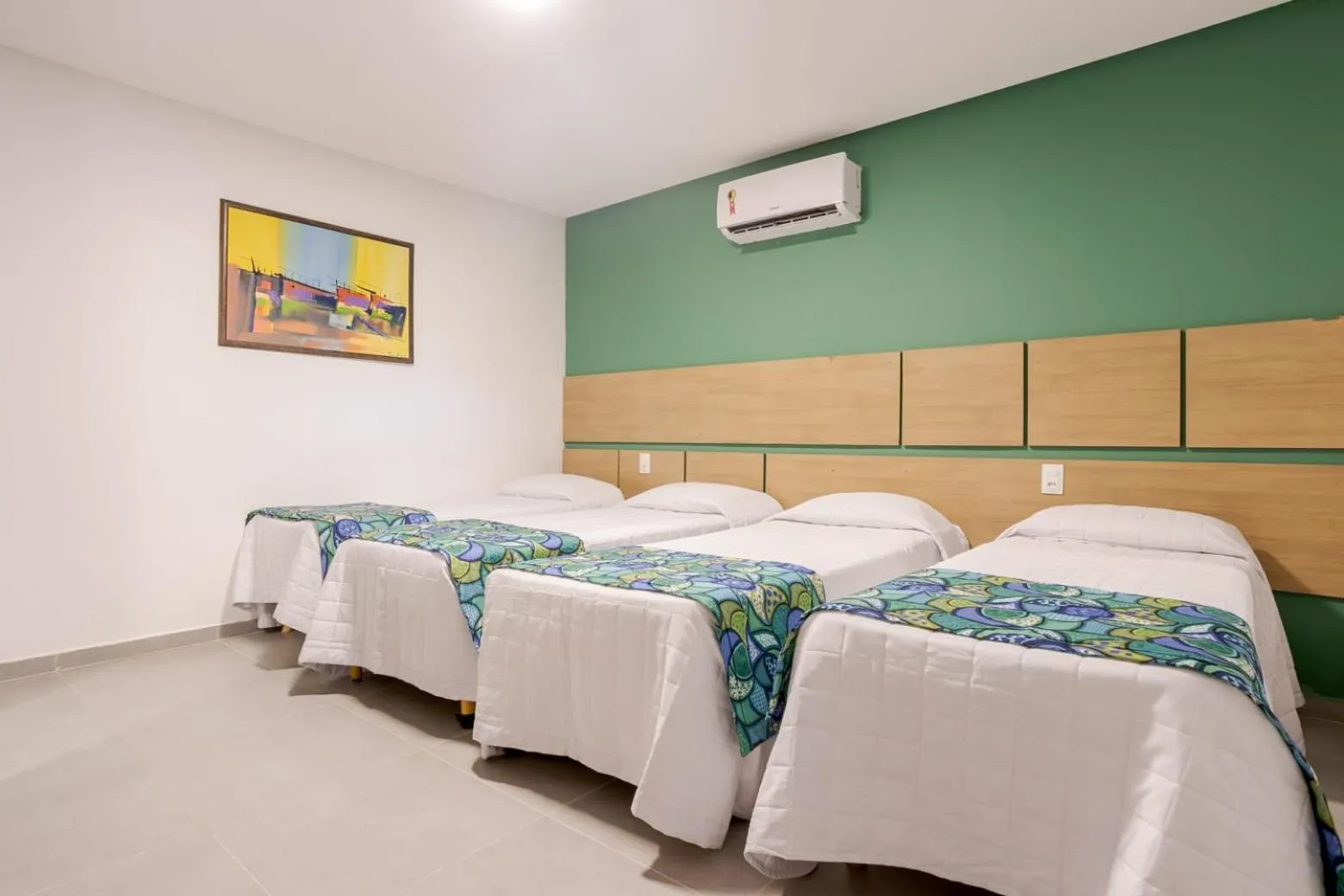 Bed in Pousada Casamar