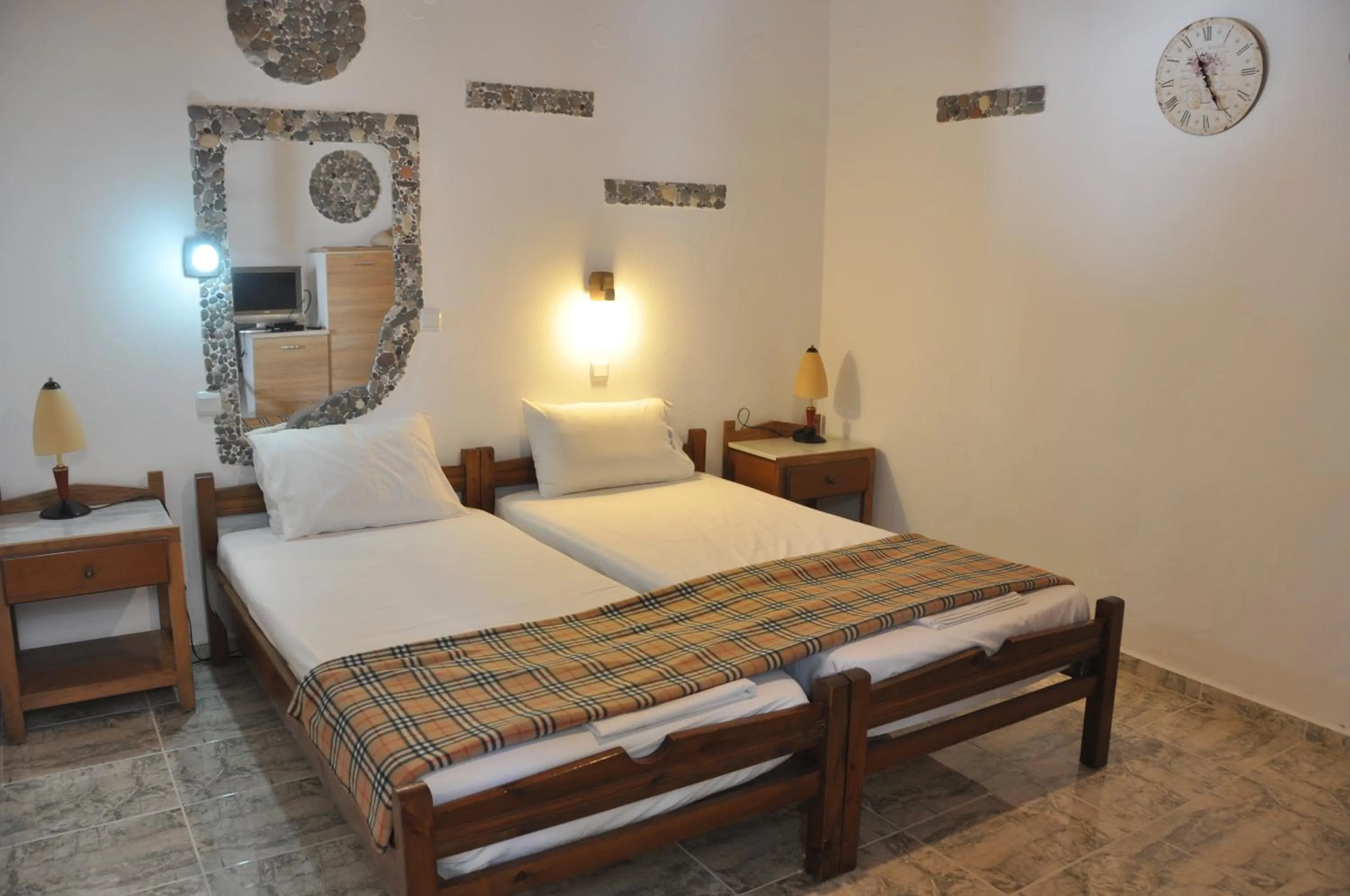 Bed in Beach Studio next to the center