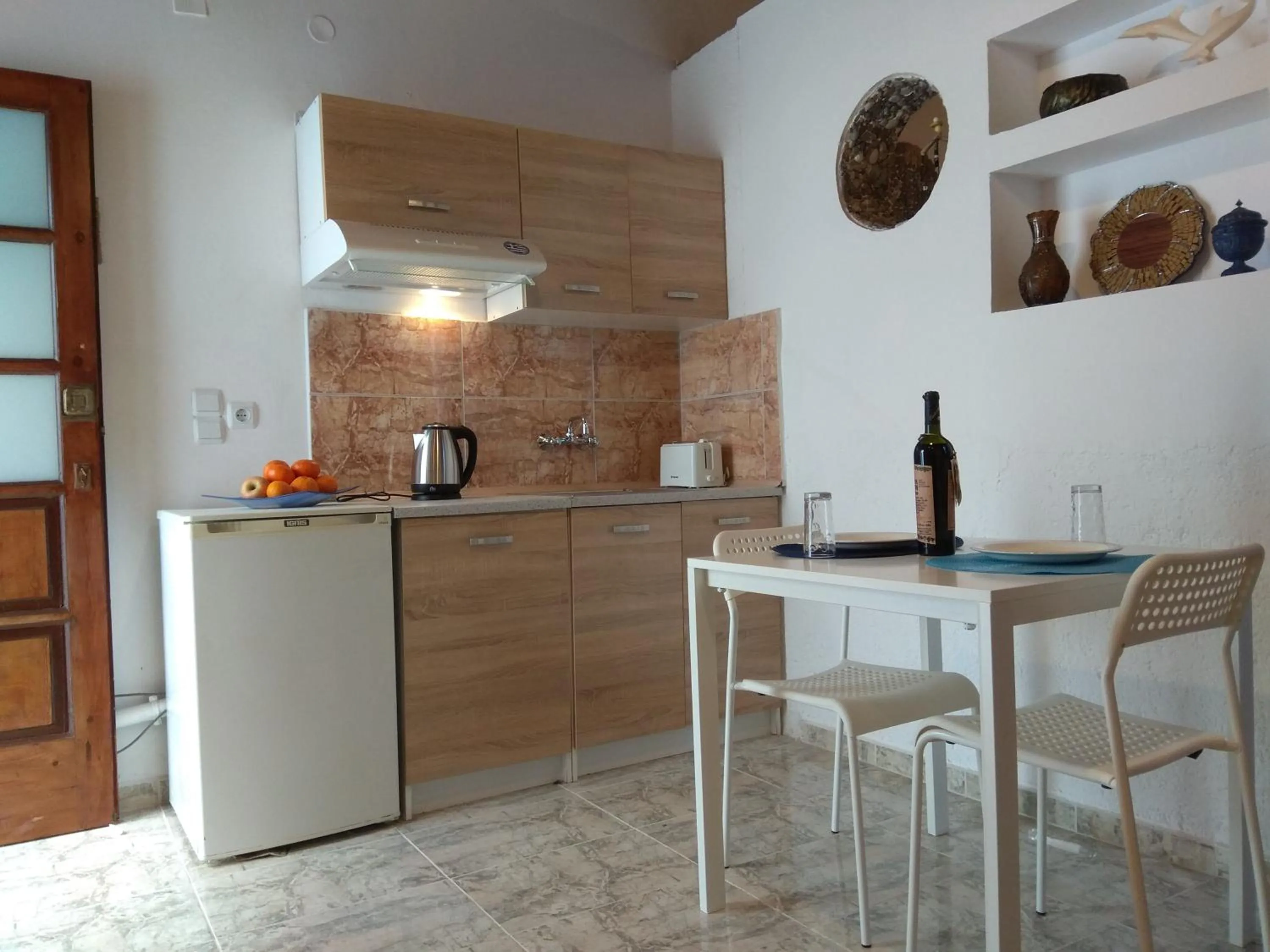 Kitchen or kitchenette in Beach Studio next to the center
