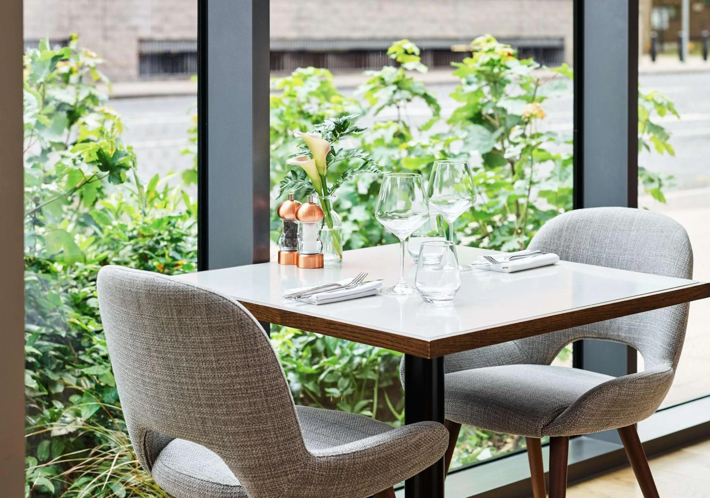 Restaurant/places to eat in Hyatt House Manchester - Aparthotel