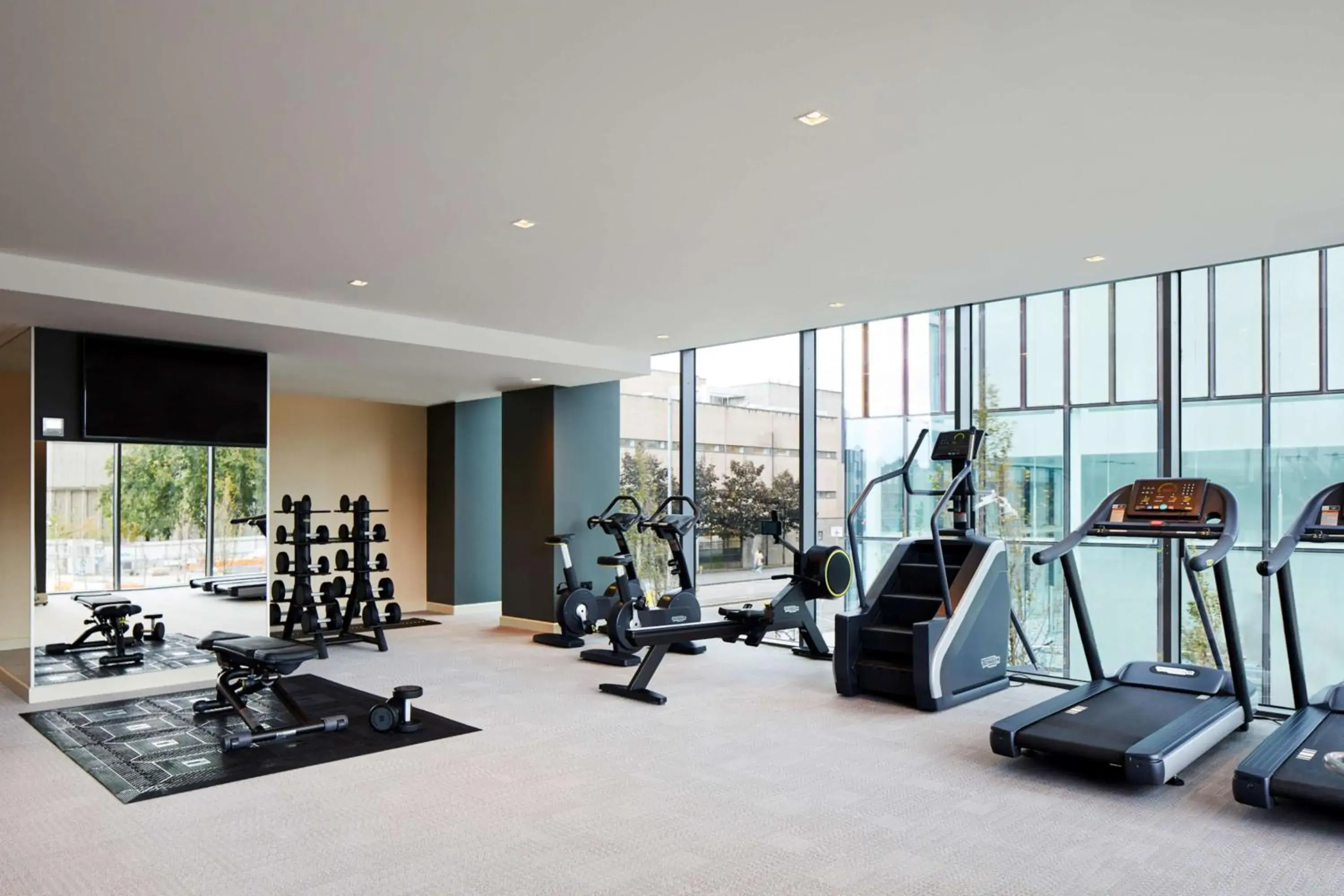 Fitness centre/facilities in Hyatt House Manchester - Aparthotel Fitness centre/facilities in Hyatt House Manchester - Aparthotel