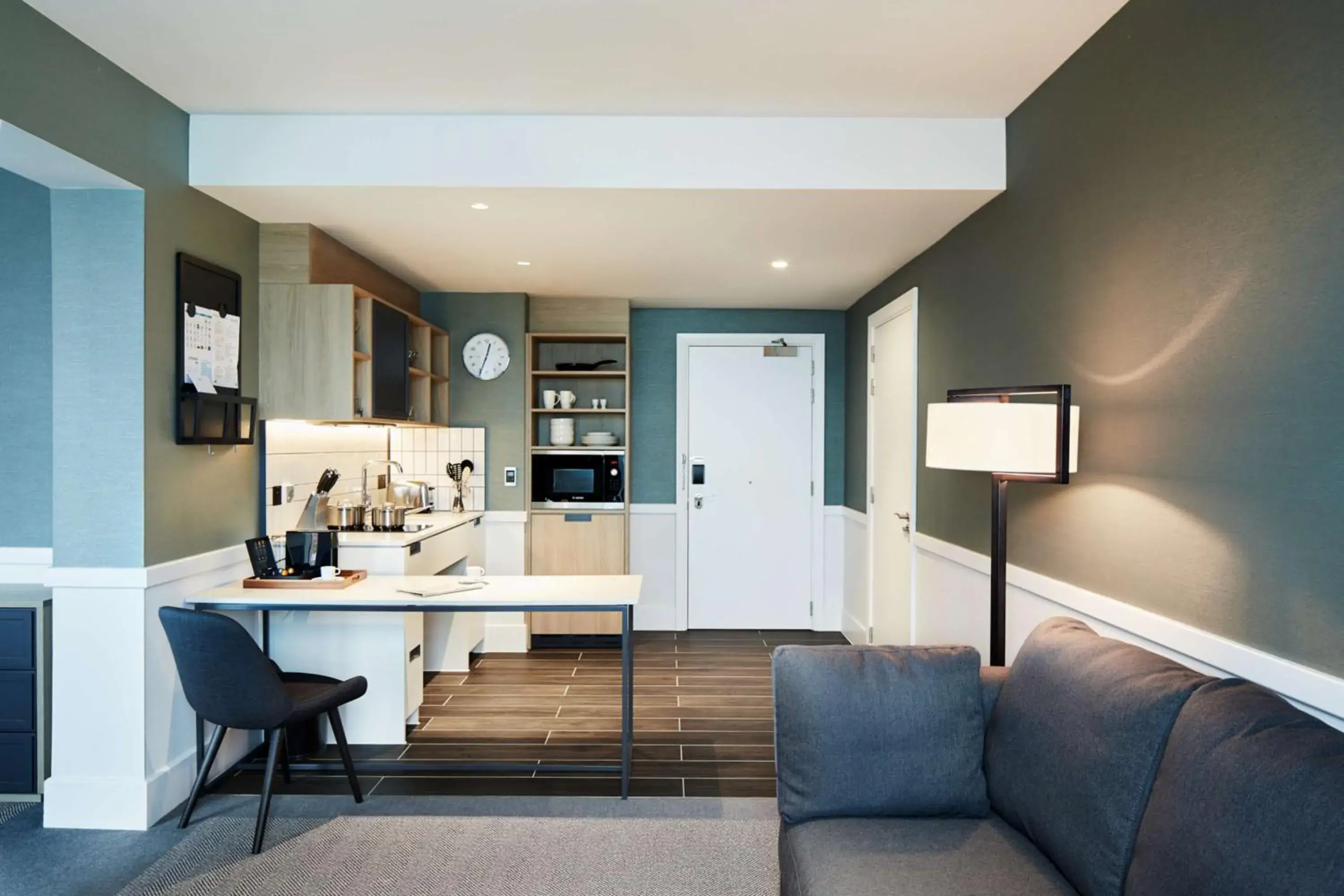 Bedroom in Hyatt House Manchester - Aparthotel Bedroom in Hyatt House Manchester - Aparthotel