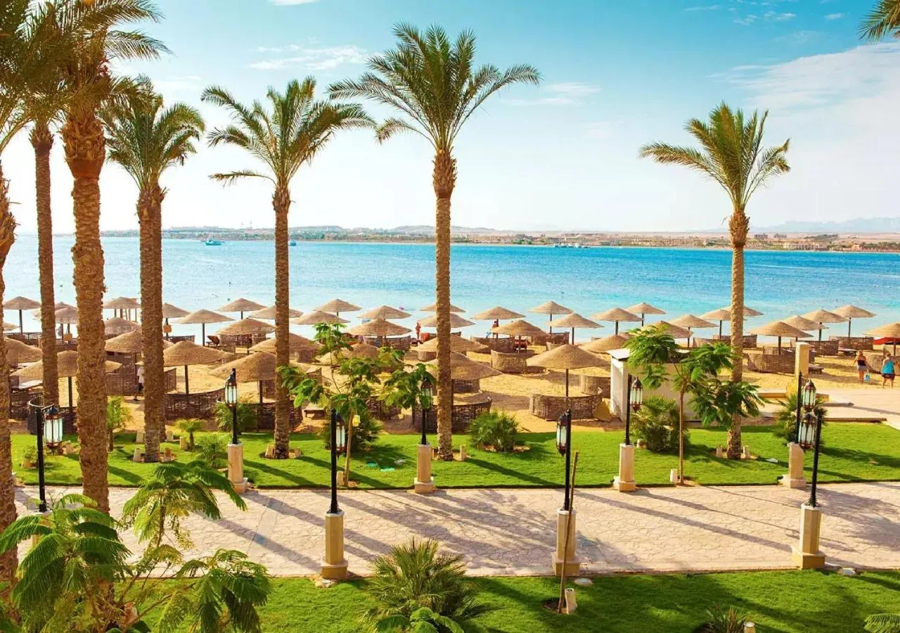 Beach in Grand Waterworld Makadi - Couples and Families Only