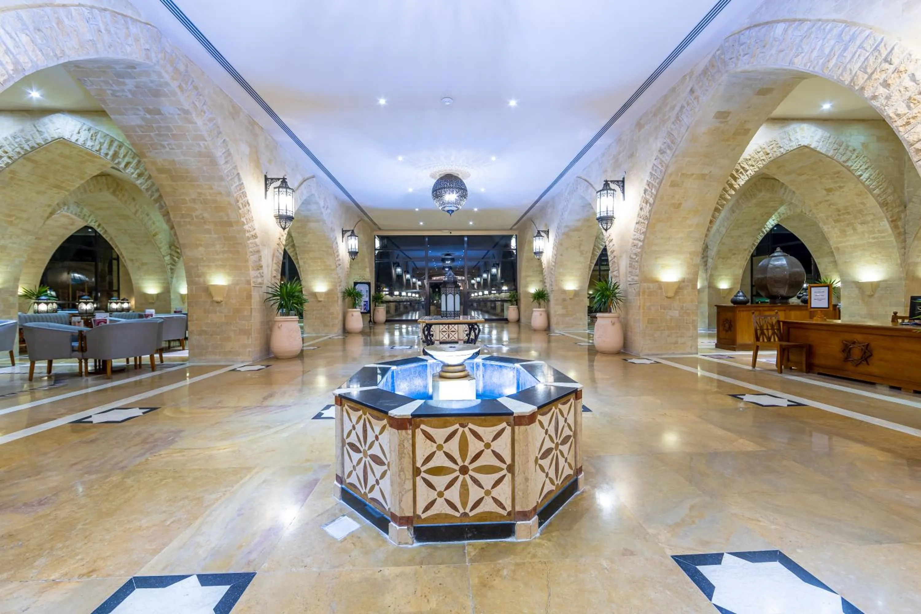 Lobby or reception in Grand Waterworld Makadi - Couples and Families Only