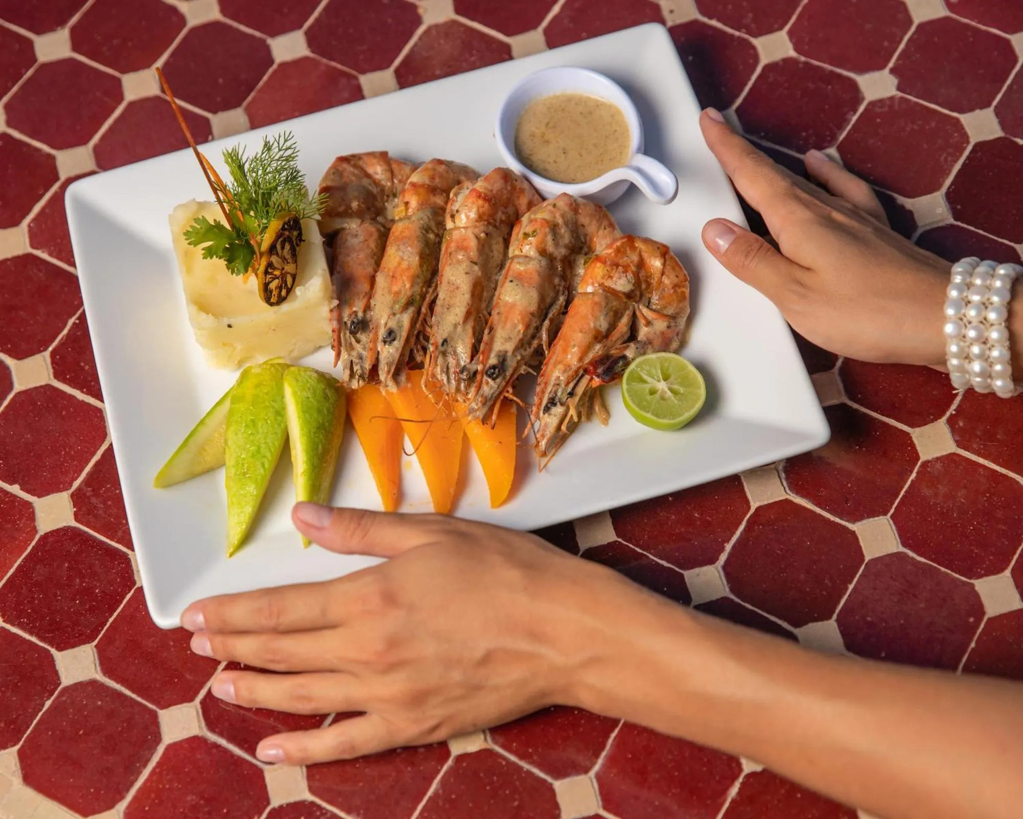 Food close-up in Grand Waterworld Makadi - Couples and Families Only
