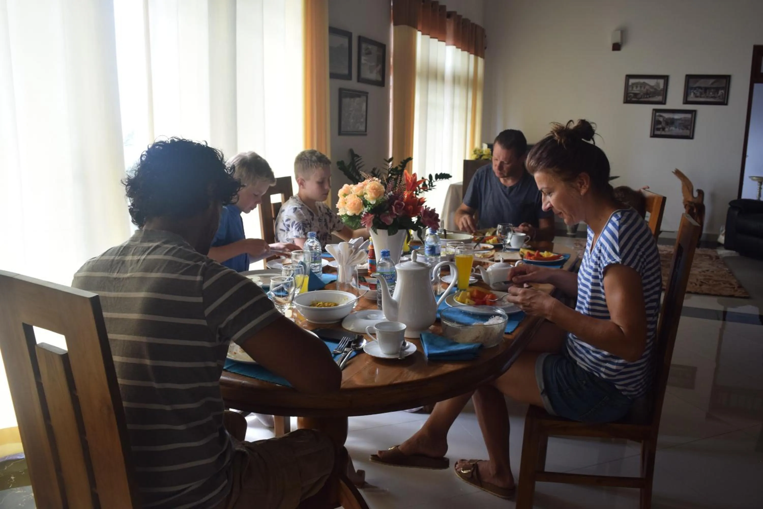 People in Serenity Hill Oasis