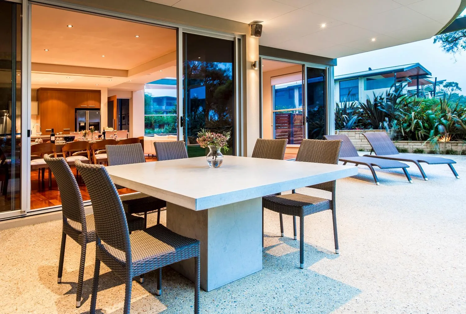 Patio in Regency Beach Club