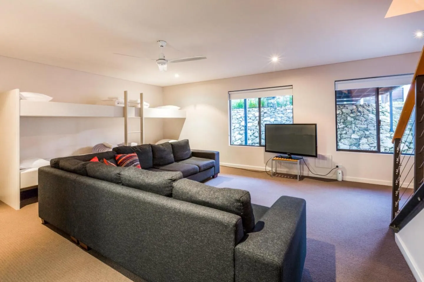 Seating area in Regency Beach Club