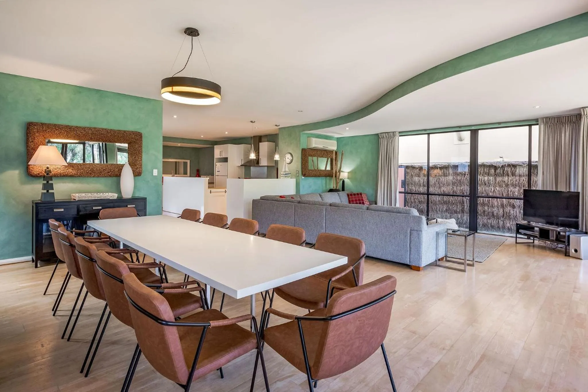 Dining area in Regency Beach Club