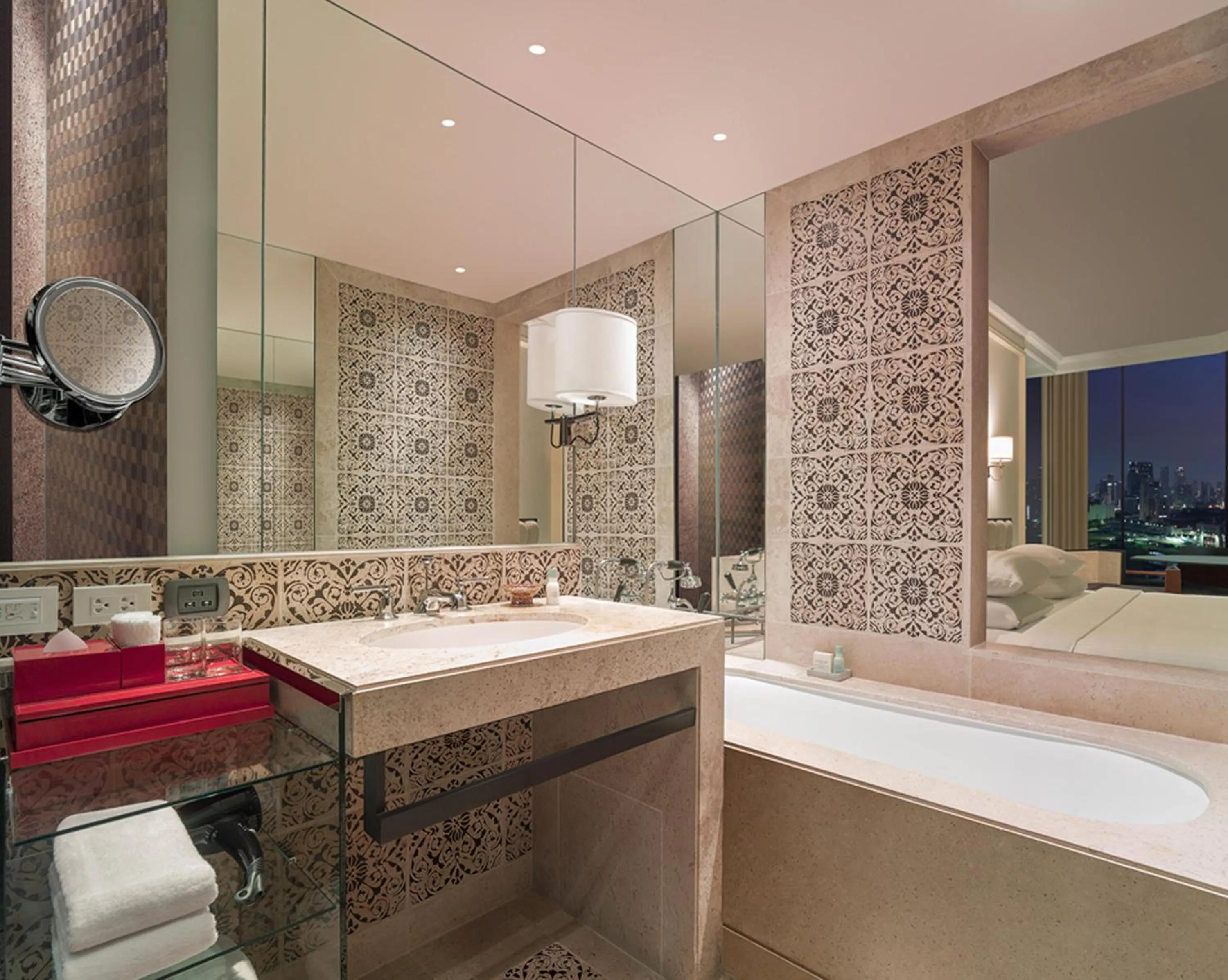 Bathroom in Grand Hyatt Erawan Bangkok