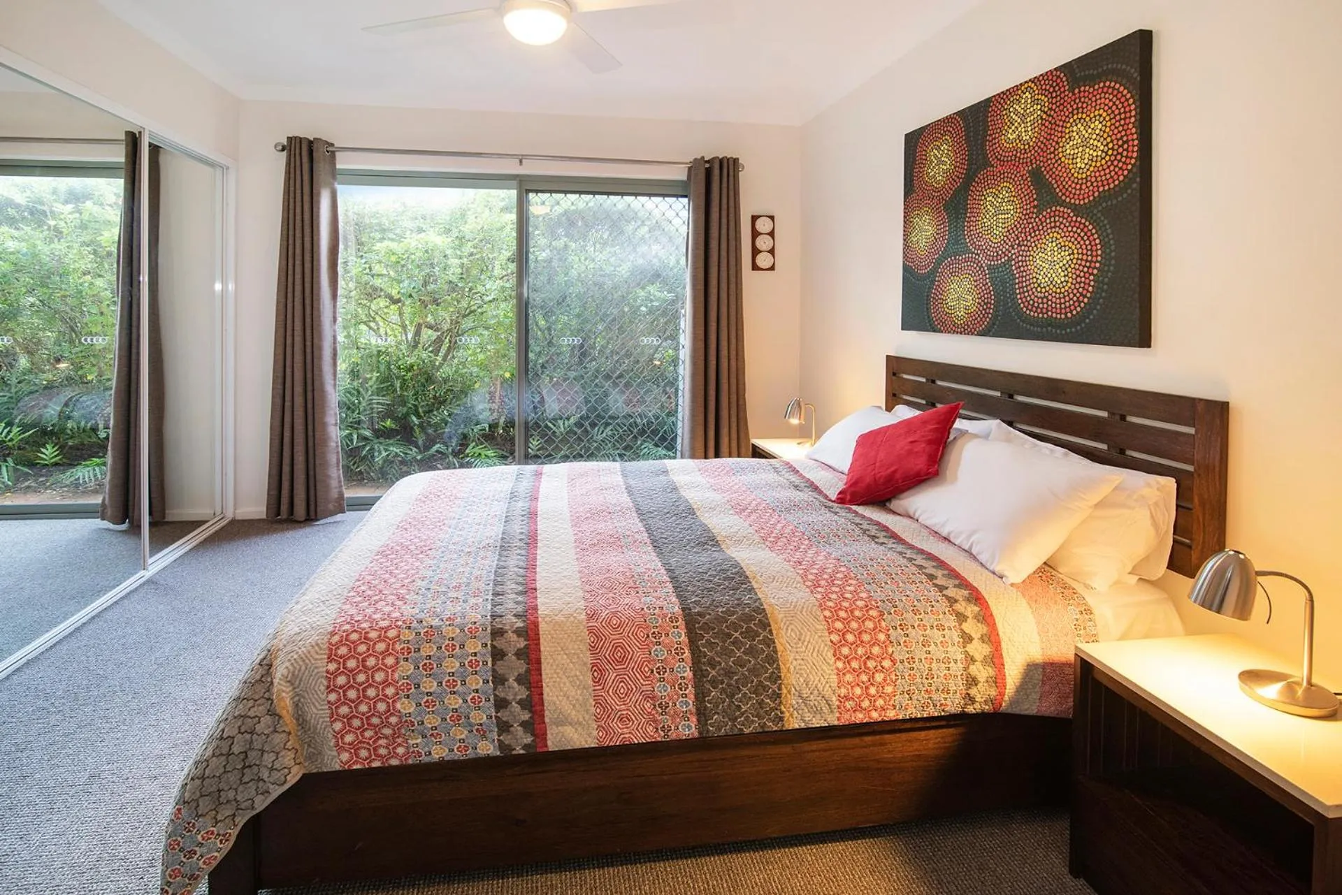 Bed in Bayshore Beachside Resort