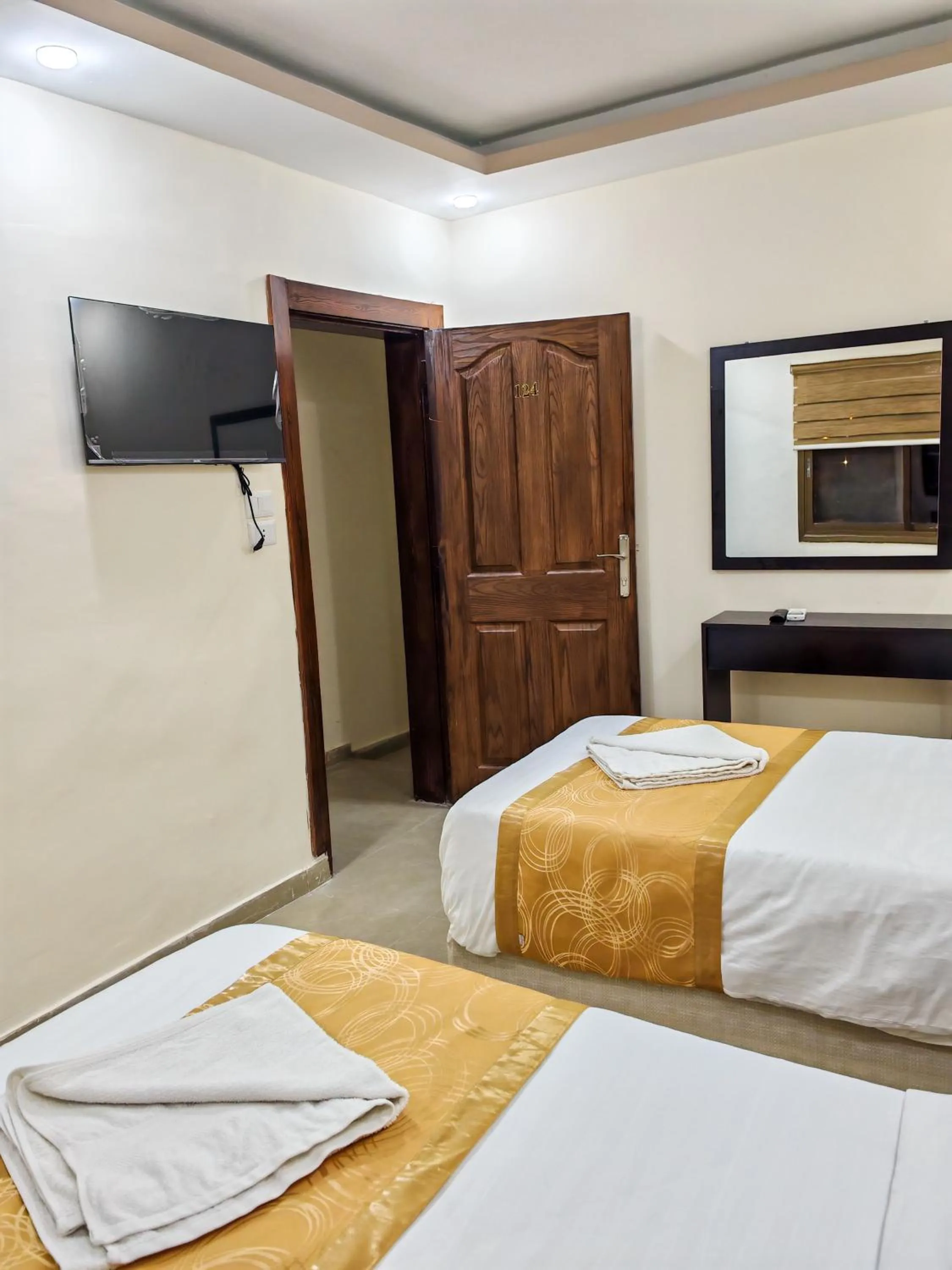 Photo of the whole room, Bed in Petra Gate Hotel