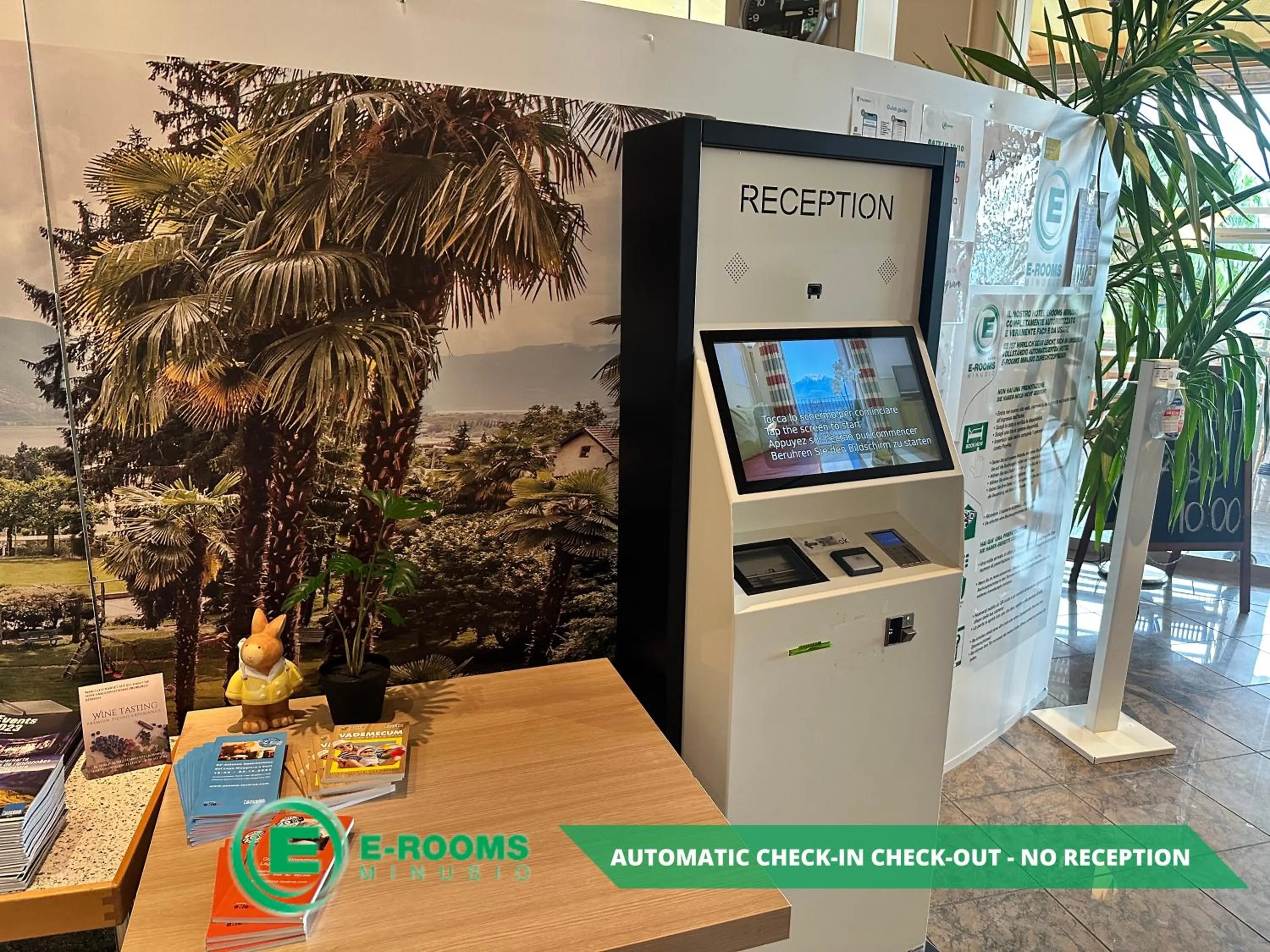 Lobby or reception in E-Rooms Minusio