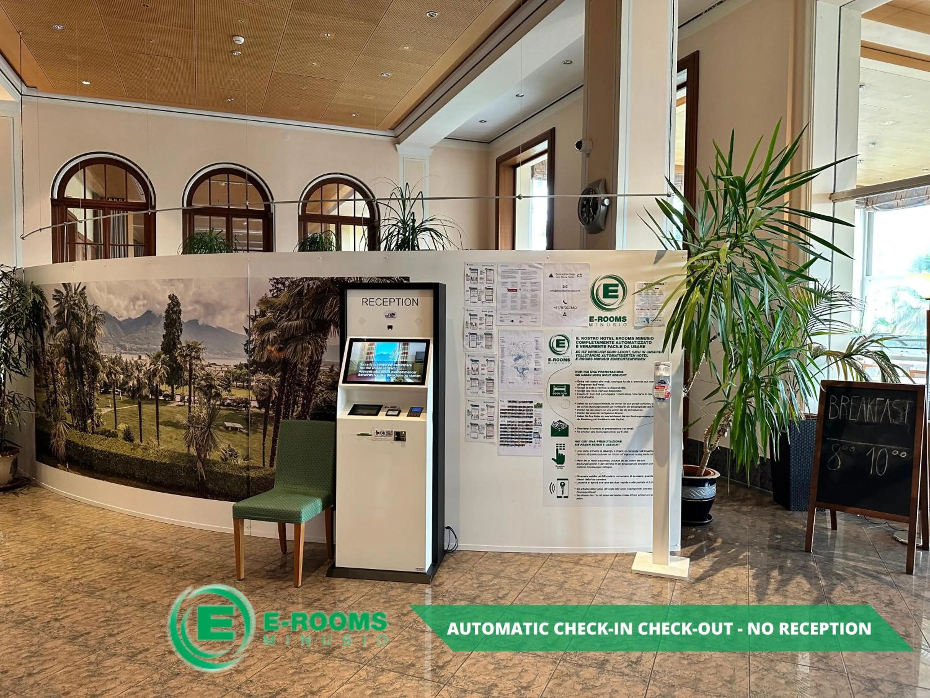 Lobby or reception in E-Rooms Minusio